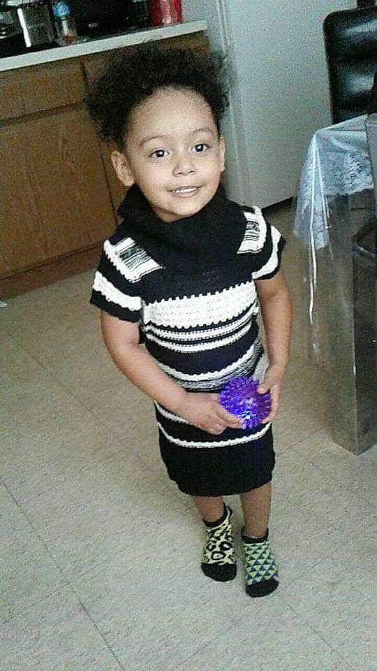 Kassandra joined the competition — help win amazing prizes! black_hair, child, cool, joy, leg, person, smile, t_shirt, toddler