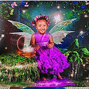 Jayden joined the competition — help win amazing prizes! child, costume, cute, enchanted, fairy_wings, fantasy, fantasy_theme, flower_crown, forest, glowing, greenery, happy, magical, nature, portrait, pose, purple_dress, smiling, sparkles, toddler