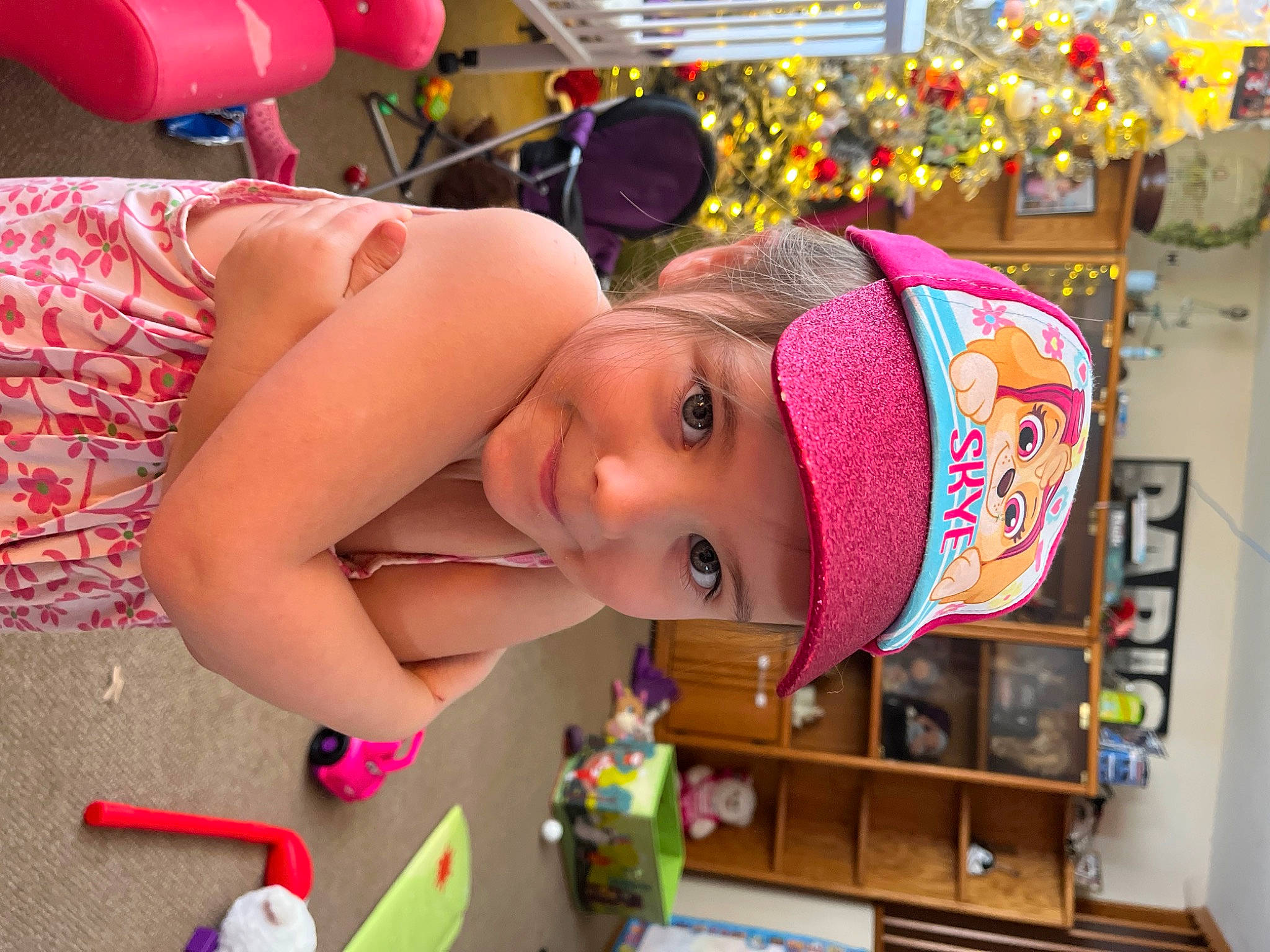 Trinity Faith joined the competition — help win amazing prizes! blurred, child, fashion_accessory, fun, happy, headgear, headwear, human_leg, jewellery, joy, leisure, magenta, office_supplies, party, people, person, pink, shelf, smile, snapshot
