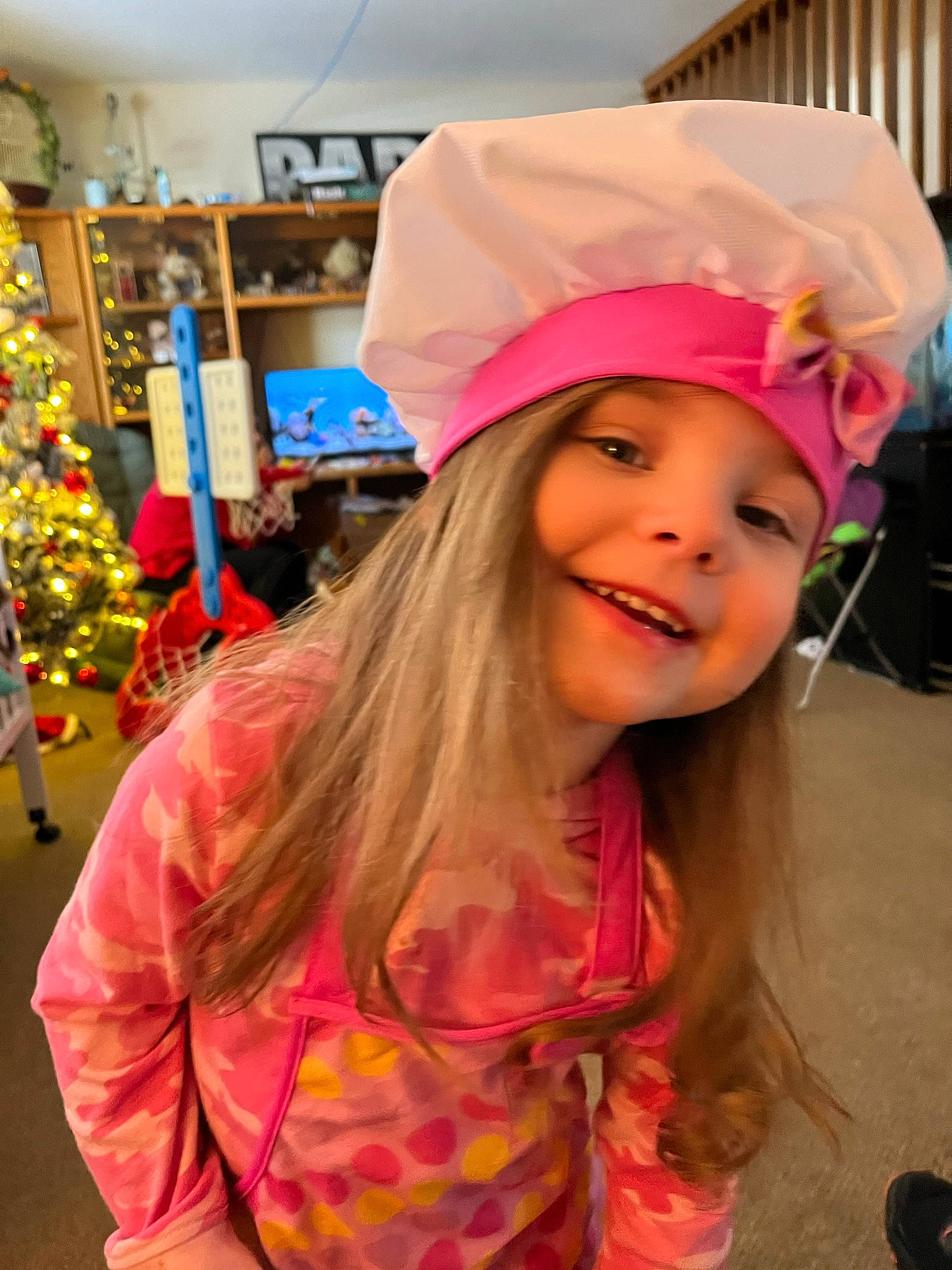 Trinity Faith joined the competition — help win amazing prizes! blond, cap, child, christmas_decoration, christmas_ornament, christmas_tree, costume_hat, event, face, fashion_accessory, fun, happy, headwear, joy, leisure, lip, magenta, ornament, party_supply, person