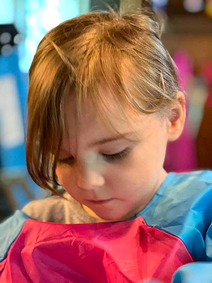 Trinity Faith joined the competition — help win amazing prizes! bangs, blond, brown_hair, cheek, child, ear, electric_blue, event, eyelash, fun, hair_coloring, happy, leisure, nose, orange, person, play, shoulder, sleeve, t_shirt