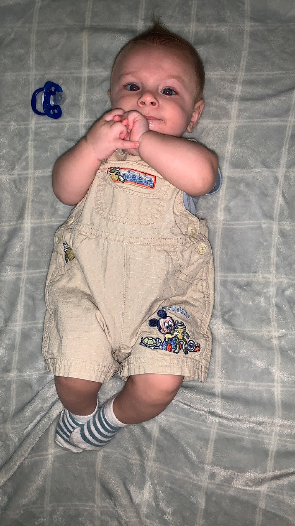 Kayden joined the competition — help win amazing prizes! baby, baby_toddler_clothing, cheek, chest, chin, eye, face, human_leg, infant_bodysuit, iris, mouth, nose, pattern, person, skin, sleeve, stomach, t_shirt, thigh, thumb