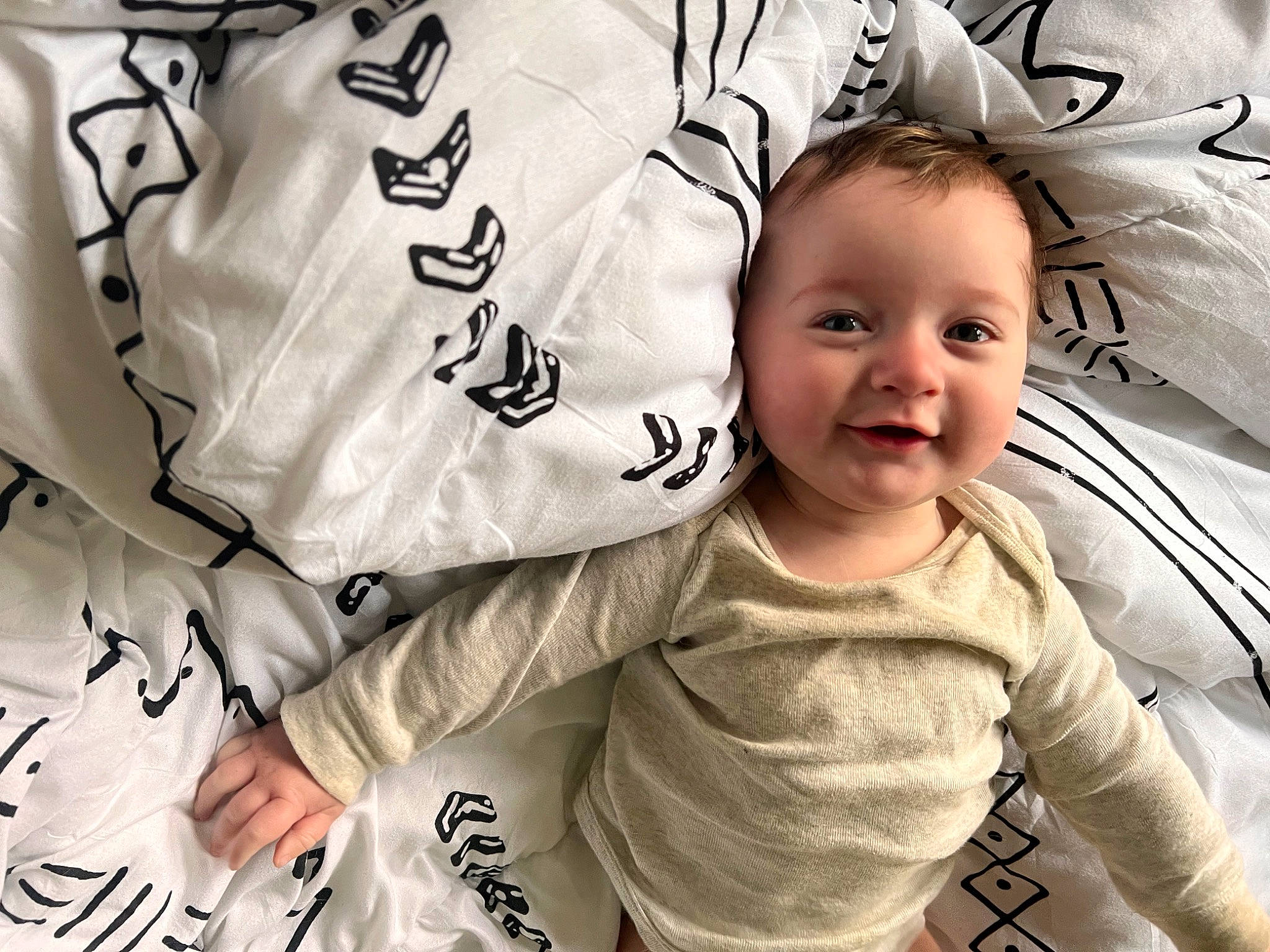 Alex joined the competition — help win amazing prizes! baby_toddler_clothing, black_and_white, child, comfort, cool, facial_expression, font, gesture, happy, human, monochrome, monochrome_photography, person, product, sleeve, smile, style, t_shirt, textile, toddler
