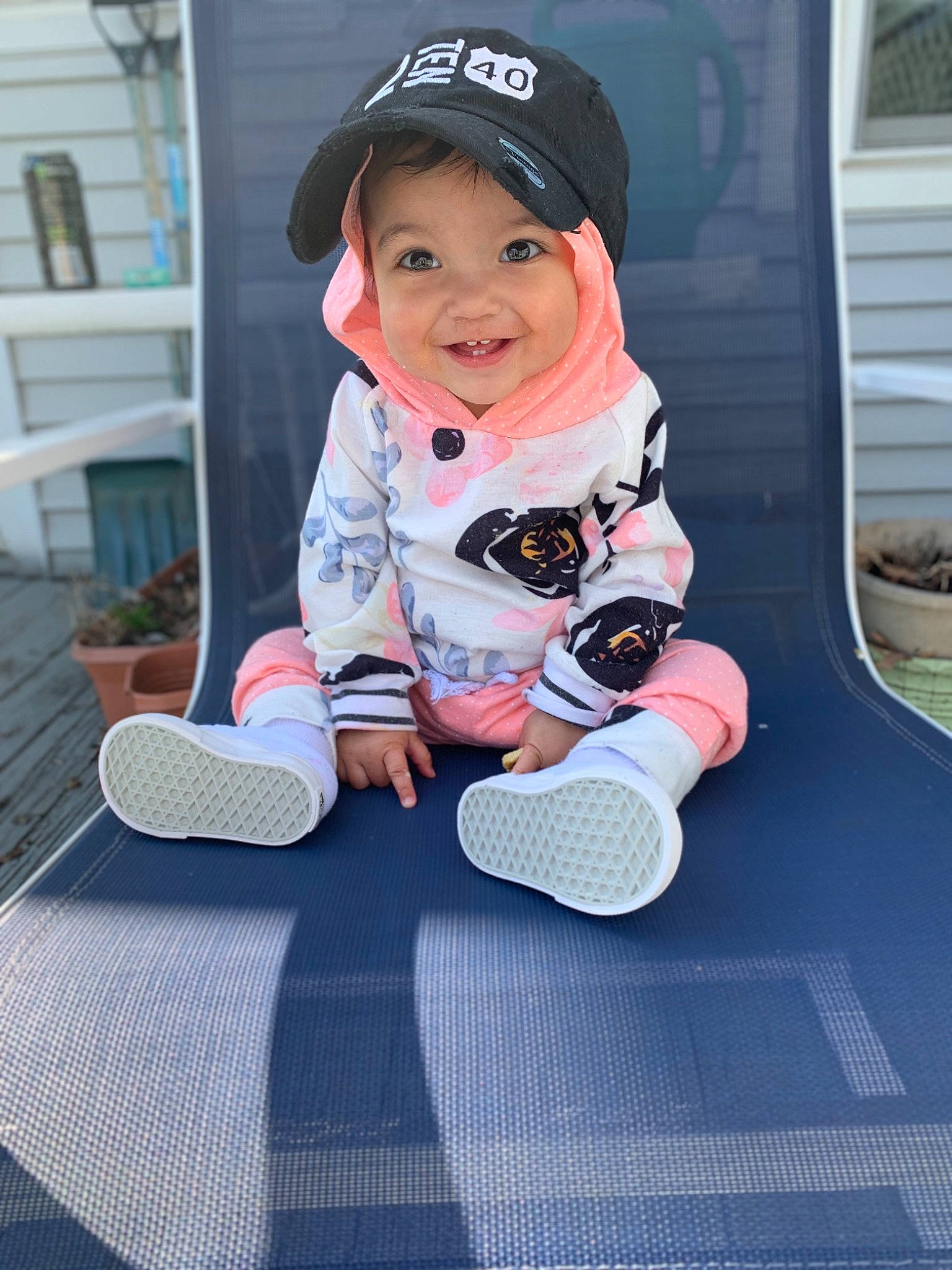 Saraya joined the competition — help win amazing prizes! baby, car_seat, child, joy, person, play, smile, toddler