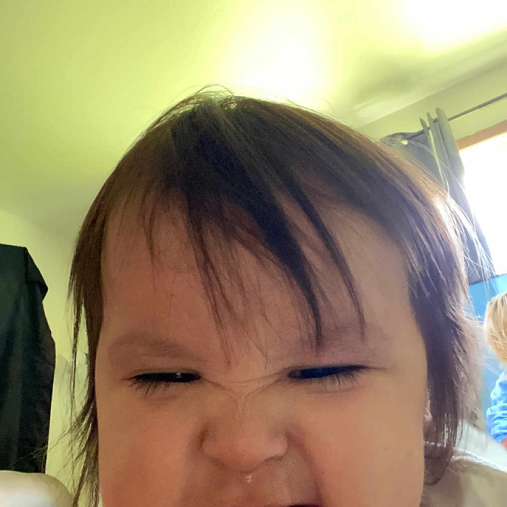 Chanelle joined the competition — help win amazing prizes! baby, bodypart, cream, dessert, face, food, hair, happy, head, icecream, indoors, laughing, lighting, mouth, person, photography, portrait, selfie, smile, teeth