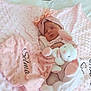 Selma a rejoint le concours — aidez-le/la à gagner de superbes lots ! baby, bed, blanket, bunny, child, cozy, cute, fabric, hat, infant, newborn, nursery, pajamas, peaceful, pink, plush_toy, rest, sleeping, soft_texture, toddler