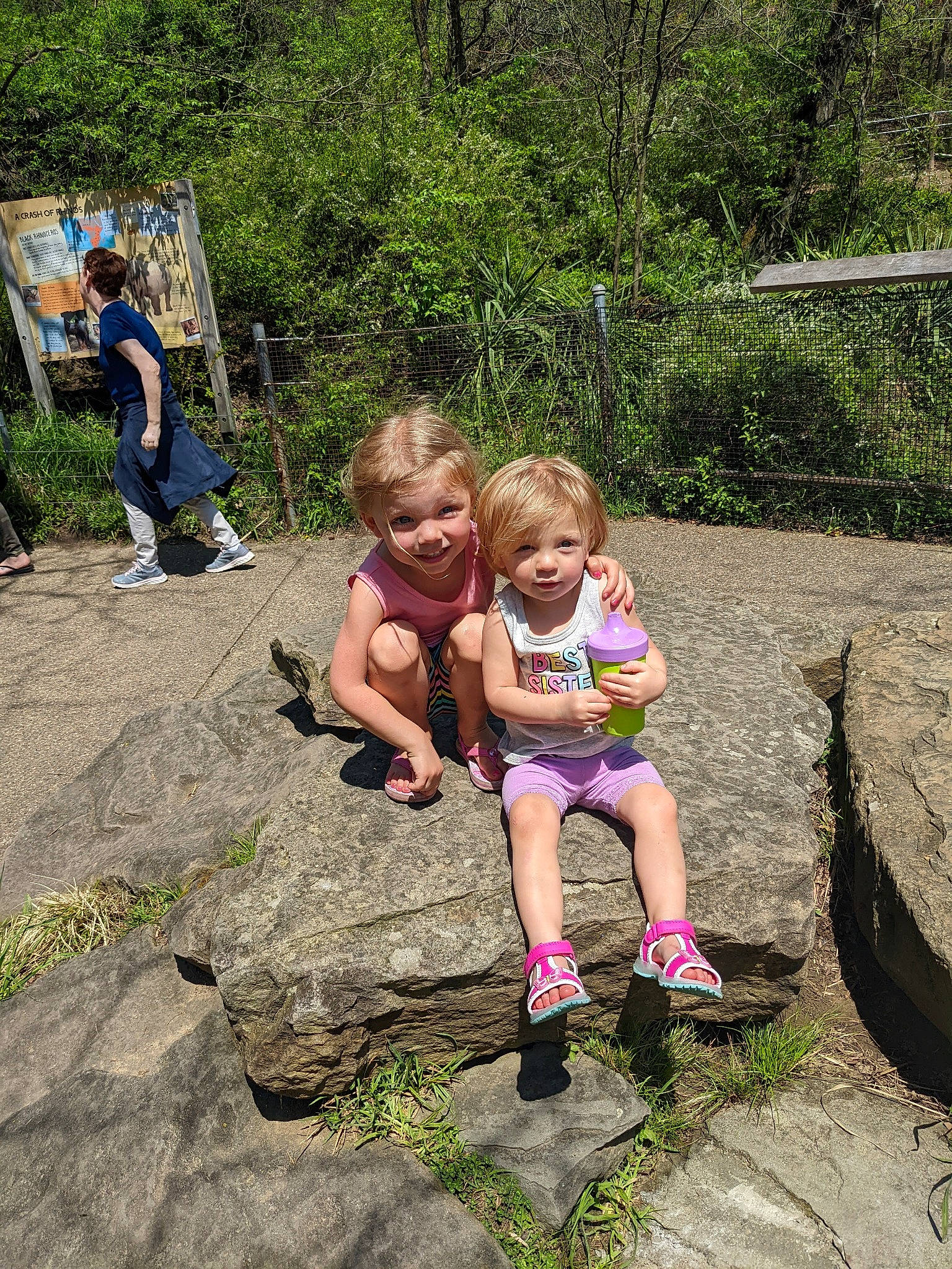 Danica joined the competition — help win amazing prizes! boot, botany, child, footwear, fun, grass, happy, joy, landscape, leaf, leg, leisure, people_in_nature, person, plant, recreation, shoe, shorts, sneakers, terrestrial_plant