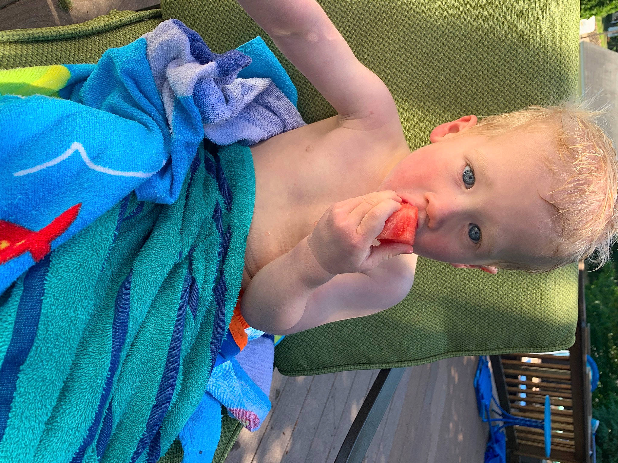 Reegan joined the competition — help win amazing prizes! baby, child, eye, mouth, nose, person, toddler, turquoise