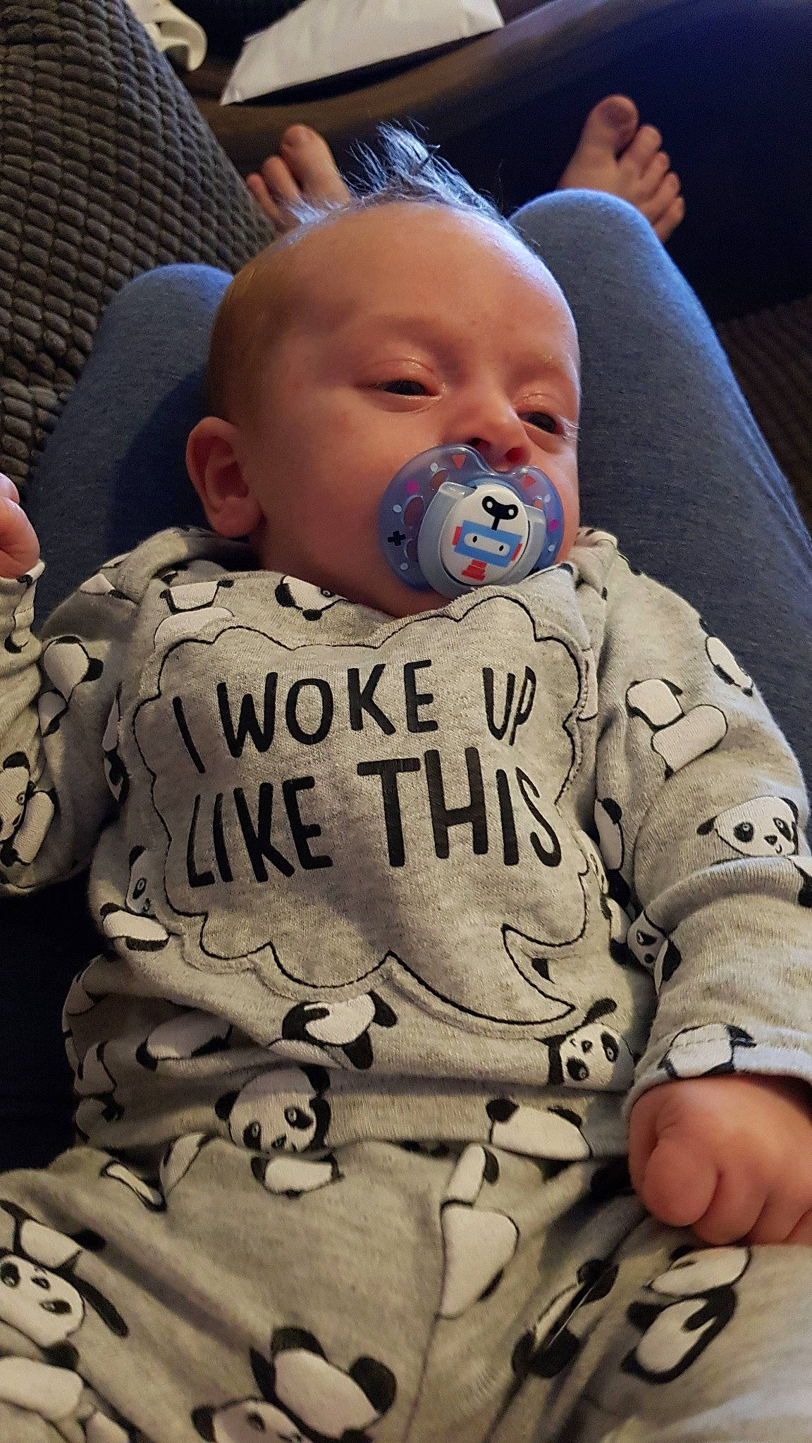 Stan-lee is registered to the contest to win money with this photo: baby, birth, cheek, child, joy, person, sleep, toddler