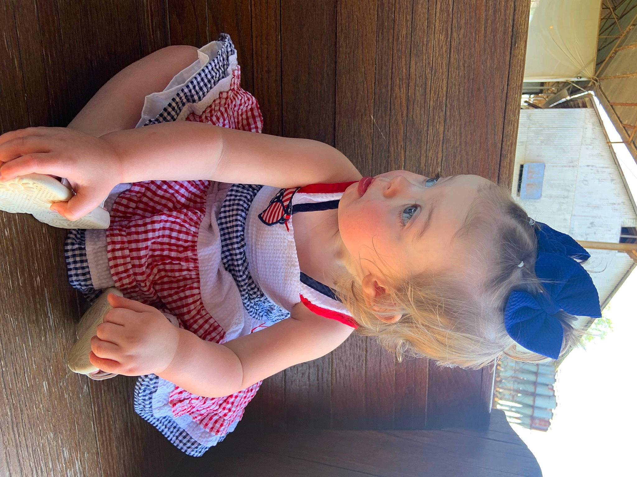Tinsley joined the competition — help win amazing prizes! arm, baby_toddler_clothing, cool, dress, elbow, finger, fun, hand, hat, human_leg, knee, leg, person, shoulder, skin, smile, sunglasses, thigh, toddler, trunk