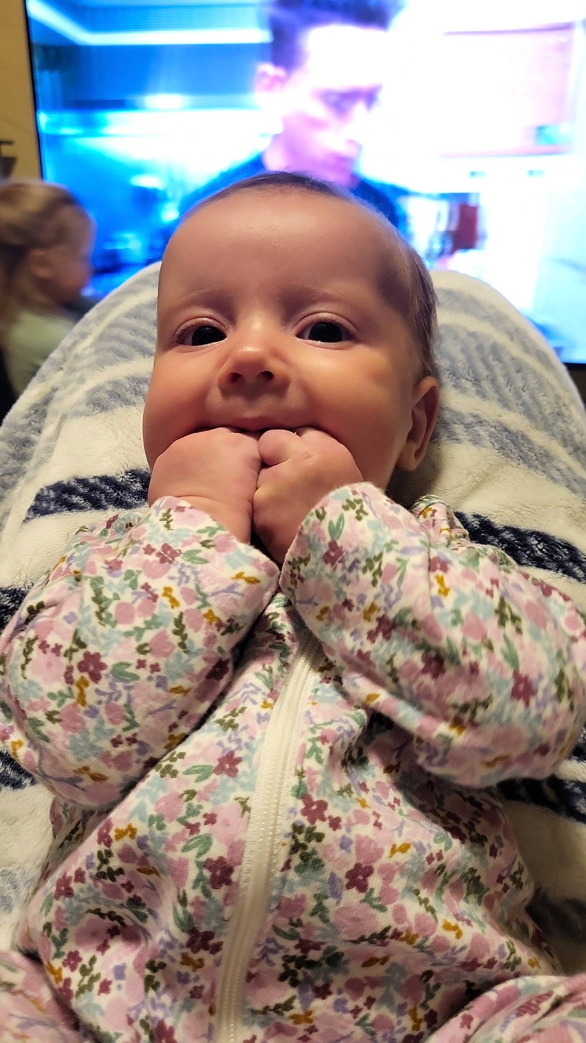 Aria joined the competition — help win amazing prizes! baby, bedtime, cheek, child, comfort, event, eyelash, happy, linens, mouth, nap, nose, person, room, skin, sleep, toddler, wrinkle