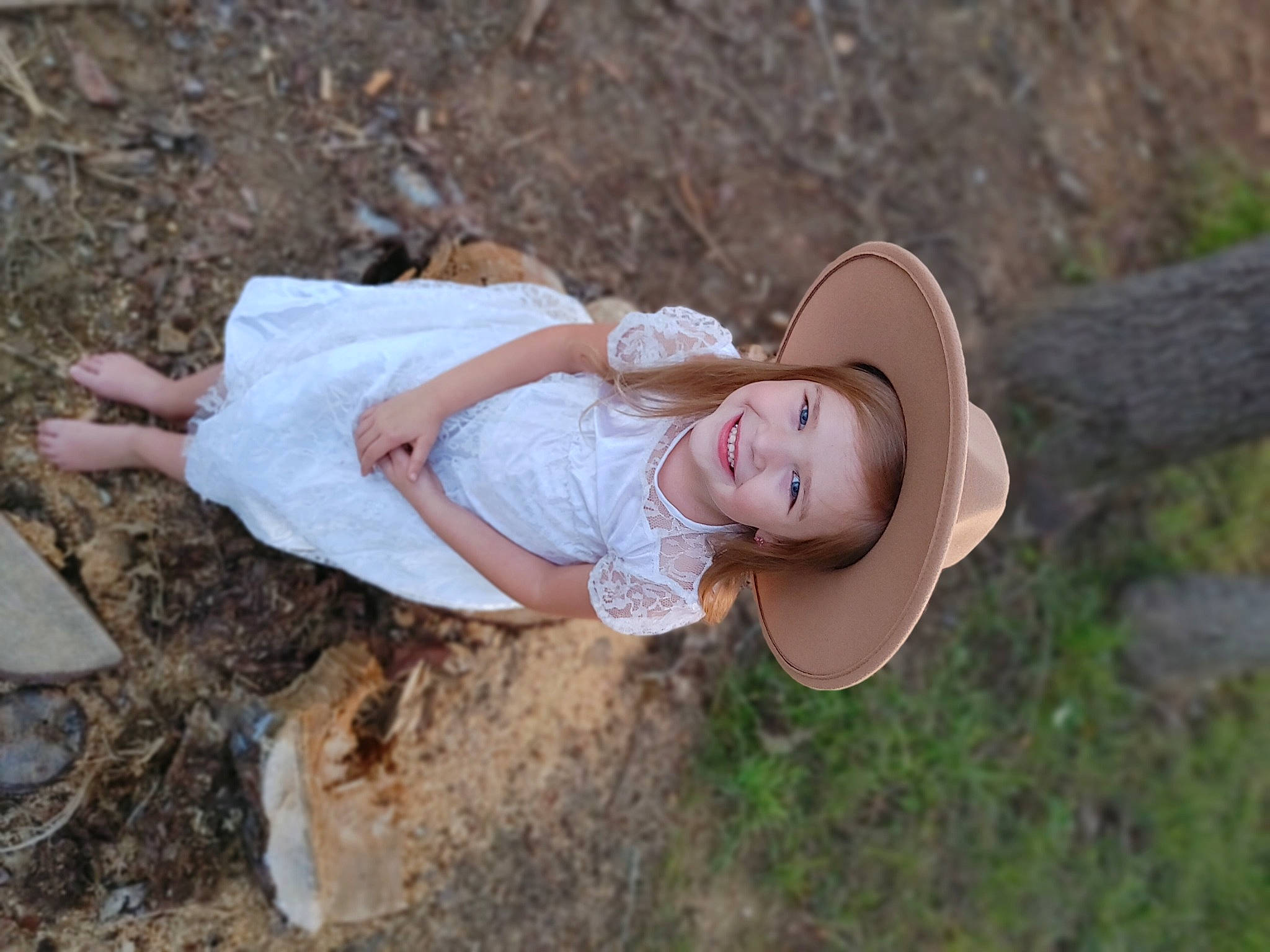 Shayleigh is registered to the contest to win money with this photo: child, eye, fawn, flash_photography, fun, grass, grass_family, happy, hat, human_leg, joy, landscape, leaf, leisure, people_in_nature, person, plant, smile, soil, sun_hat