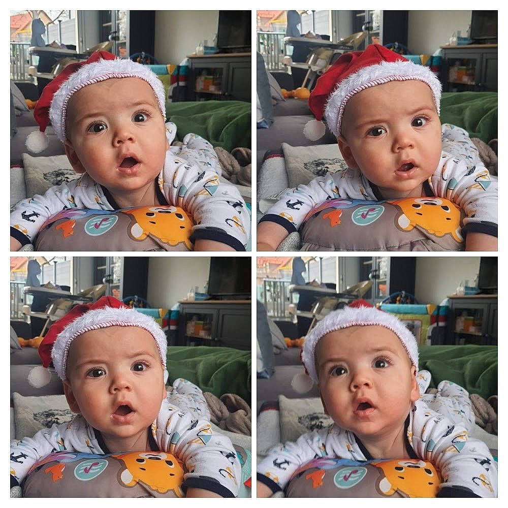 Albert a rejoint le concours — aidez-le/la à gagner de superbes lots ! art, cheek, child, eye, face, facial_expression, happy, headgear, headwear, human, mammal, nose, orange, organ, outerwear, person, photograph, product, sleeve, surprise