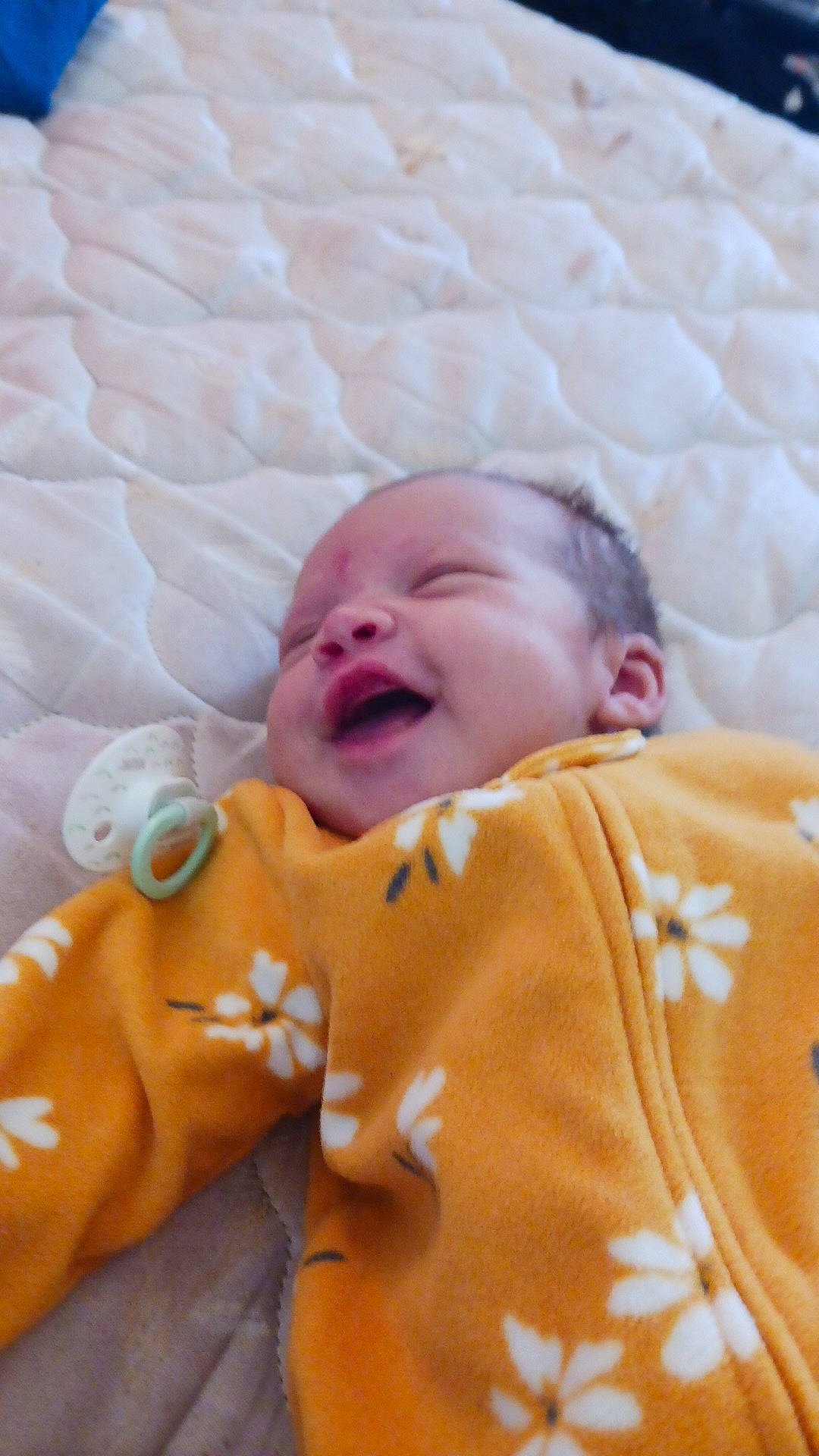 Maggie is registered to the contest to win money with this photo: baby, baby_sleeping, baby_toddler_clothing, bedtime, cheek, child, comfort, event, eye, face, fun, happy, head, linens, mouth, nose, person, pink, skin, smile