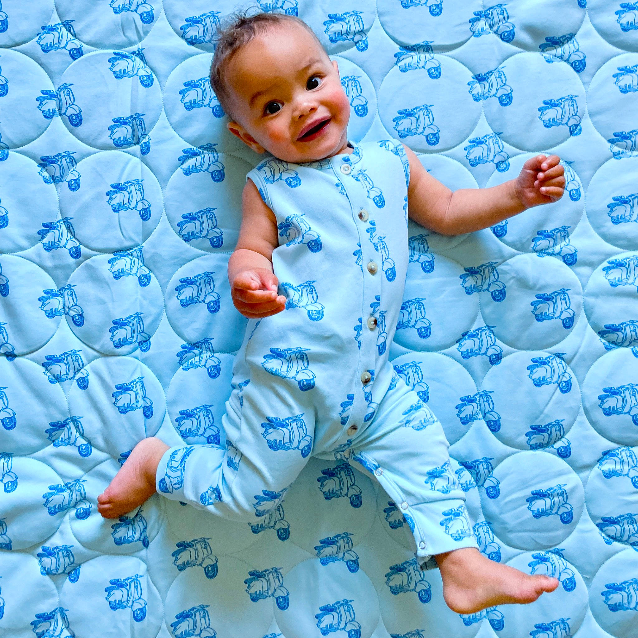 Lucca joined the competition — help win amazing prizes! aqua, azure, baby, baby_toddler_clothing, blue, child, circle, electric_blue, fun, happy, linens, pattern, people_in_nature, person, photograph, play, sleeve, smile, textile, thumb