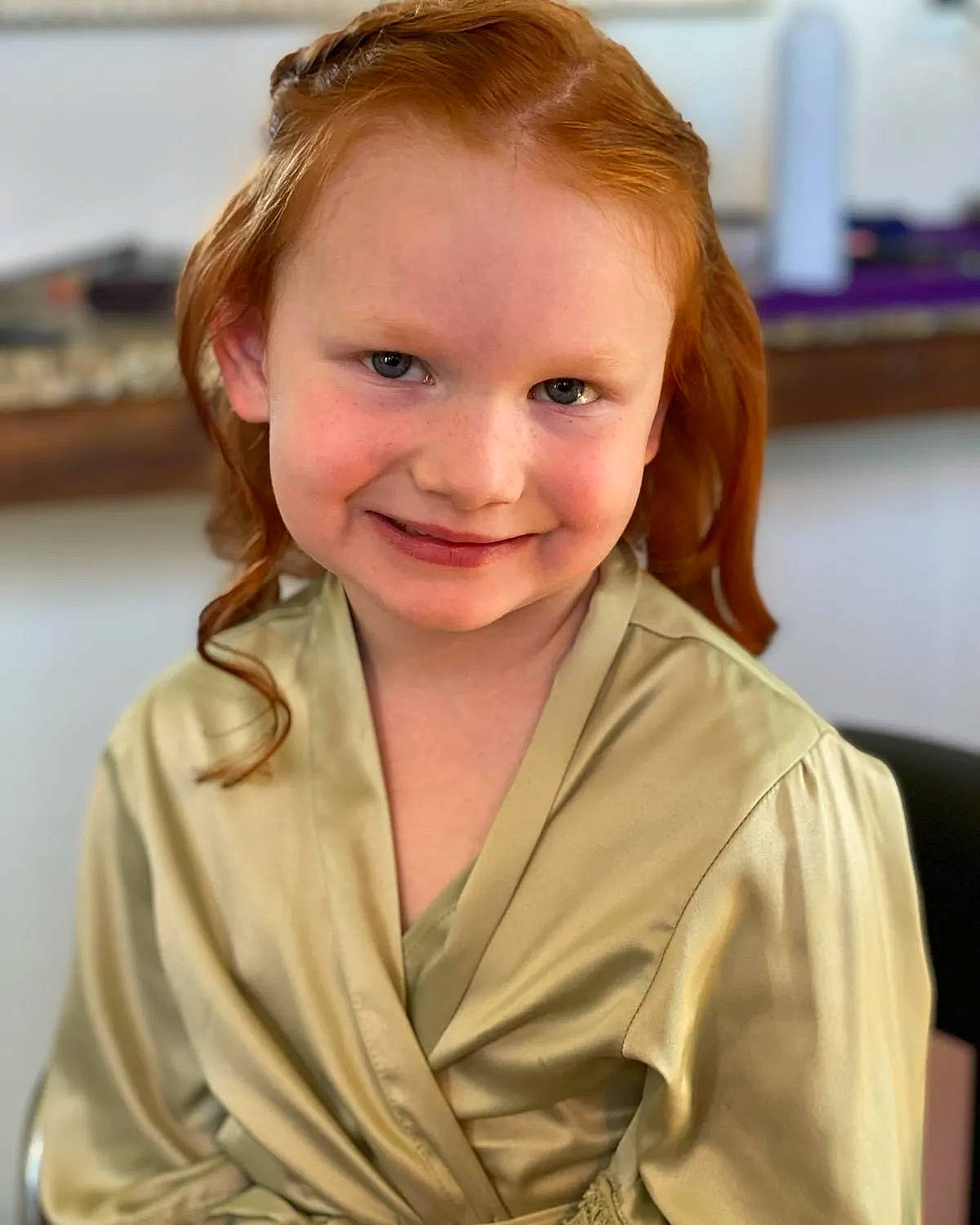 Reagan is registered to the contest to win money with this photo: blond, brown_hair, cheek, child, collar, dress_shirt, event, formal_wear, fun, hair, happy, iris, joy, long_hair, neck, outerwear, person, school_uniform, sleeve, smile
