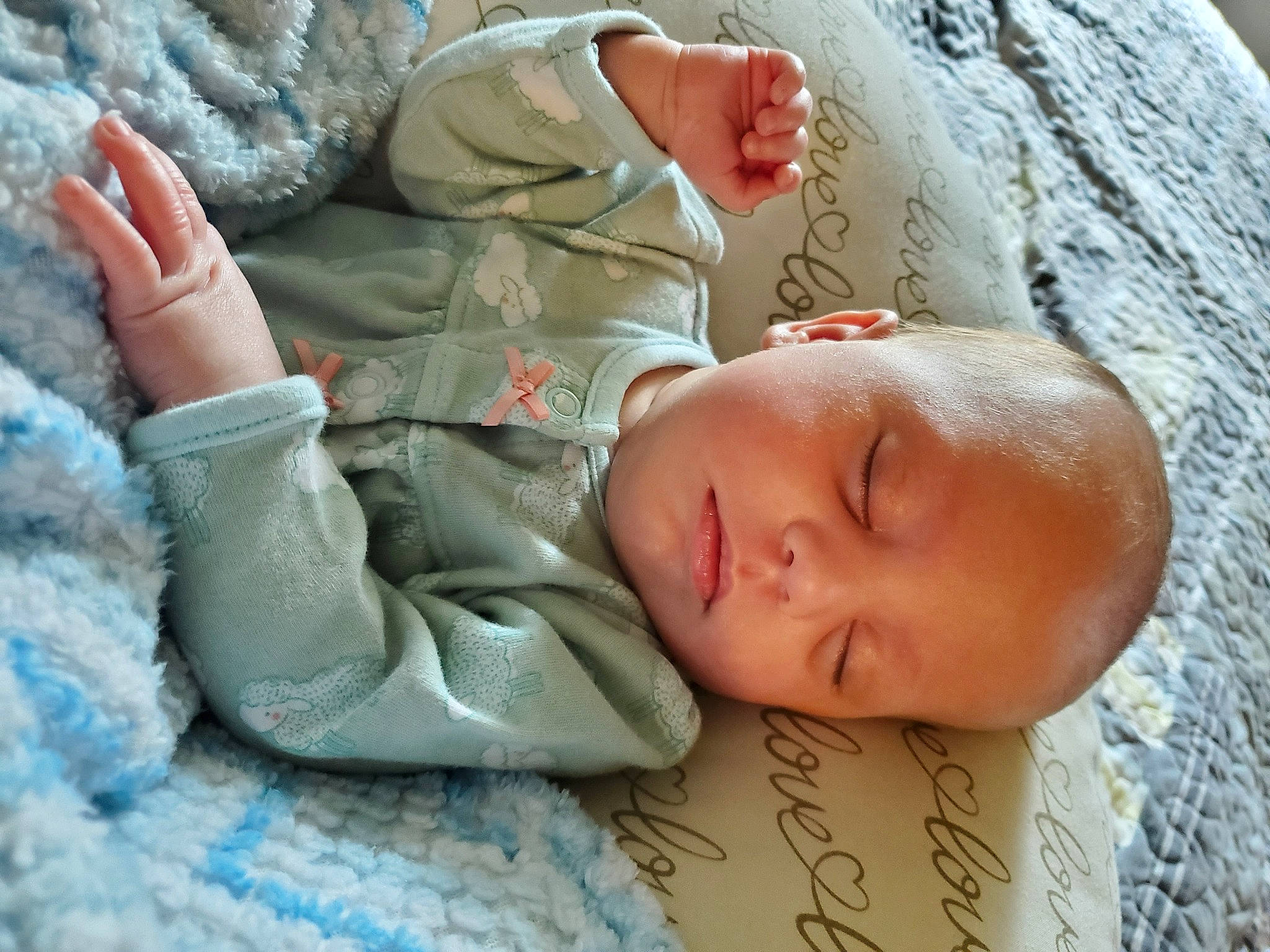 Adelina is registered to the contest to win money with this photo: baby, baby_products, baby_sleeping, baby_toddler_clothing, bedtime, cheek, child, comfort, finger, gesture, head, linens, mouth, nap, pattern, person, skin, sleep, sleeve, toddler
