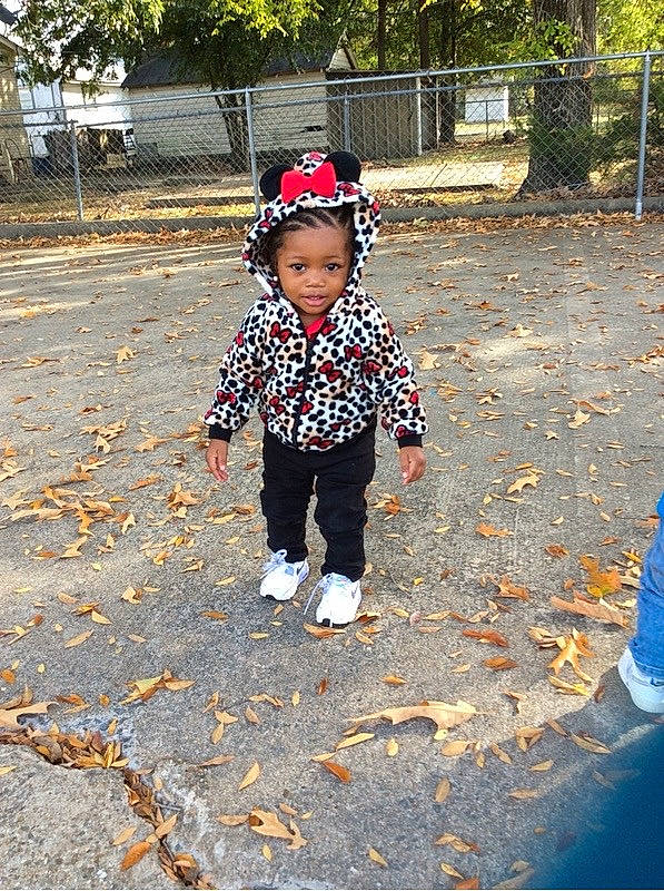 Malani joined the competition — help win amazing prizes! asphalt, branch, child, deciduous, fun, grass, leisure, pattern, people_in_nature, person, plant, public_space, recreation, road, road_surface, sidewalk, tints_and_shades, toddler, tree, twig