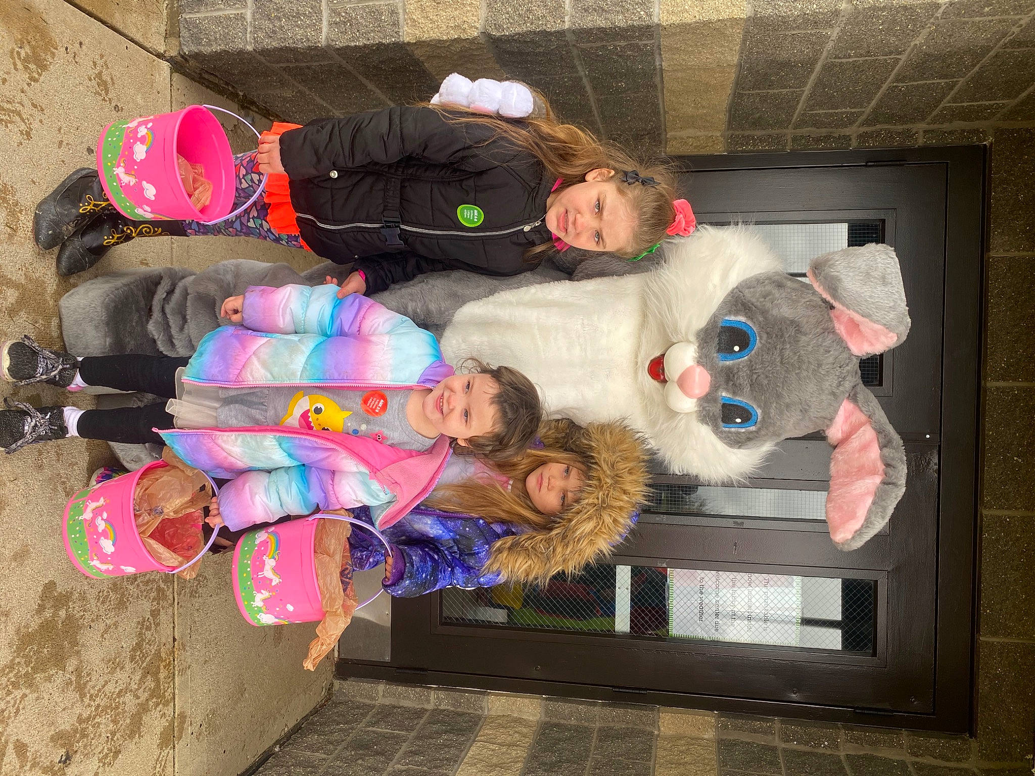 Liberty joined the competition — help win amazing prizes! child, costume, event, fun, fur, joy, person, pink, smile, stuffed_toy, teddy_bear, textile, toddler, toy