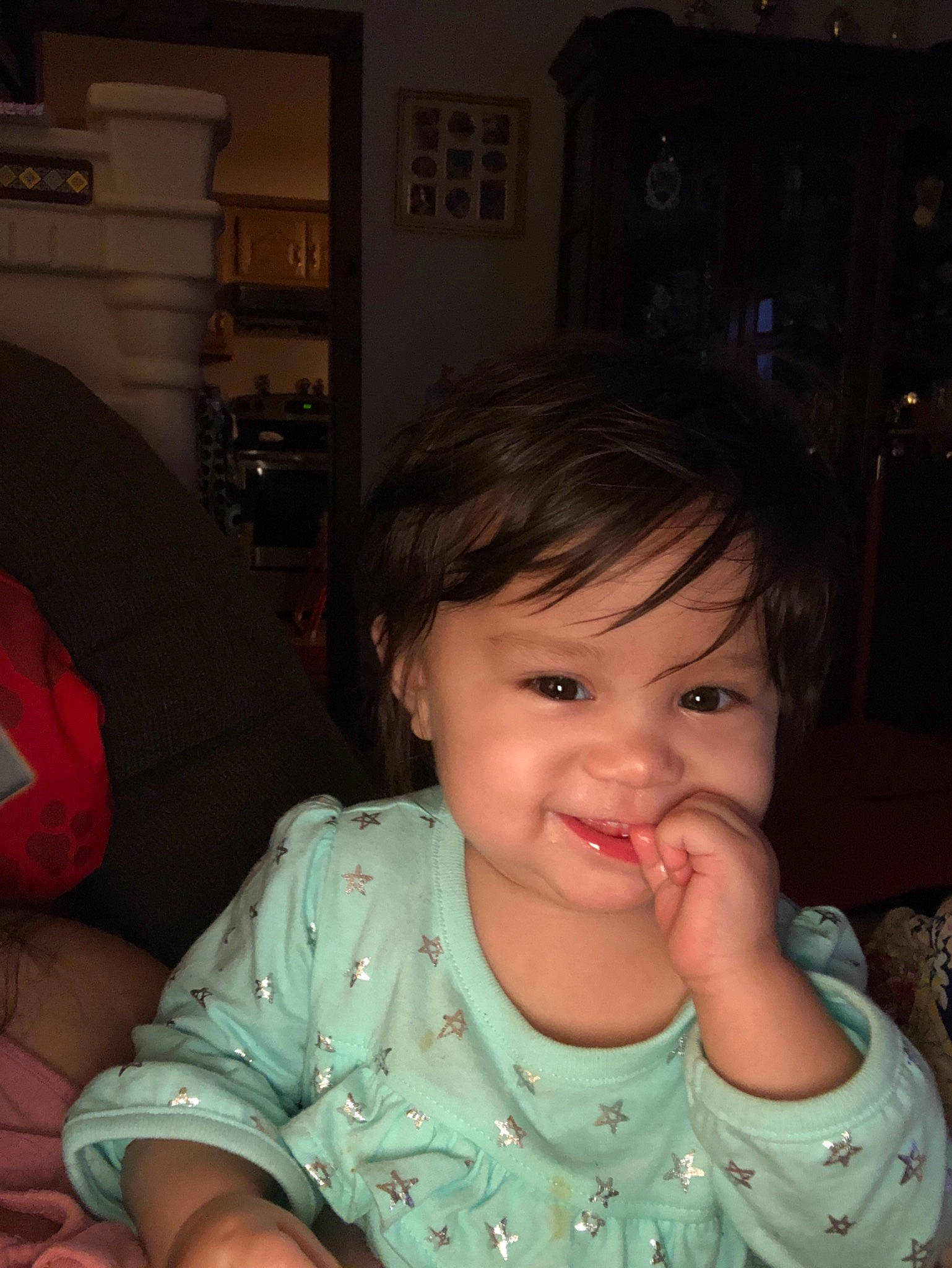 Tasia joined the competition — help win amazing prizes! baby, cheek, child, chin, eye, face, facial_expression, finger, forehead, fun, head, iris, joy, lip, mouth, nose, person, pink, skin, smile