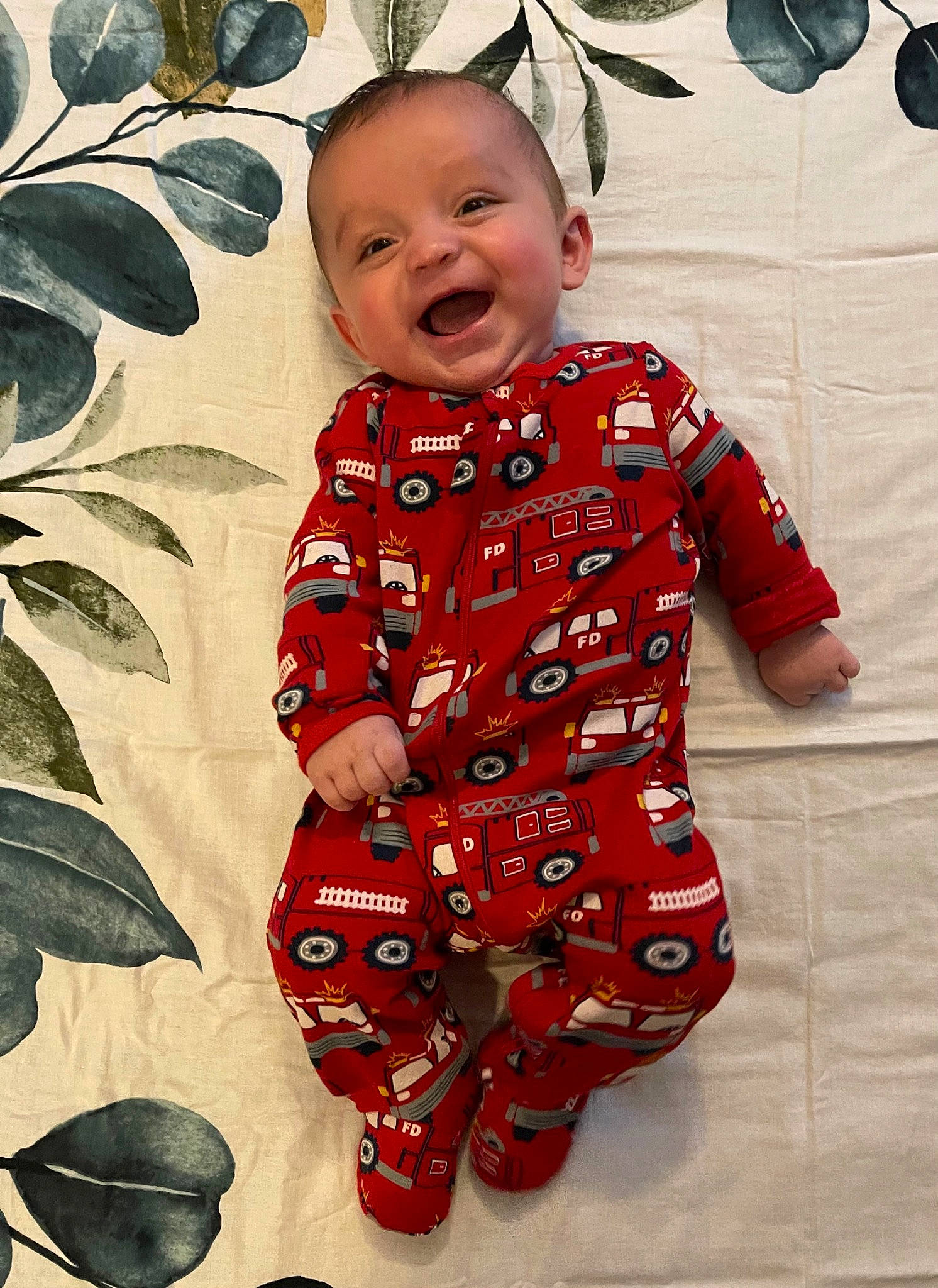 Kaidyn joined the competition — help win amazing prizes! baby, baby_toddler_clothing, carmine, child, costume, dress, facial_expression, flooring, happy, organ, pattern, people_in_nature, person, plant, skin, sleeve, smile, t_shirt, textile, toddler