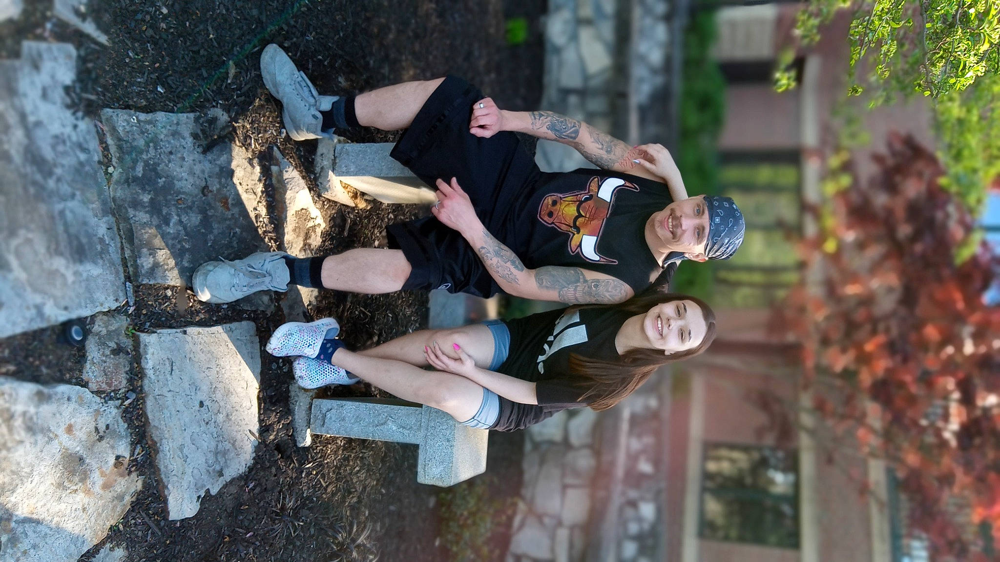 Alicia Gibson is registered to the contest to win money with this photo: boot, costume, event, fun, hat, headwear, human_leg, joy, leisure, person, plant, recreation, shorts, smile, sock, sports_uniform, sportswear, thigh, tree, uniform