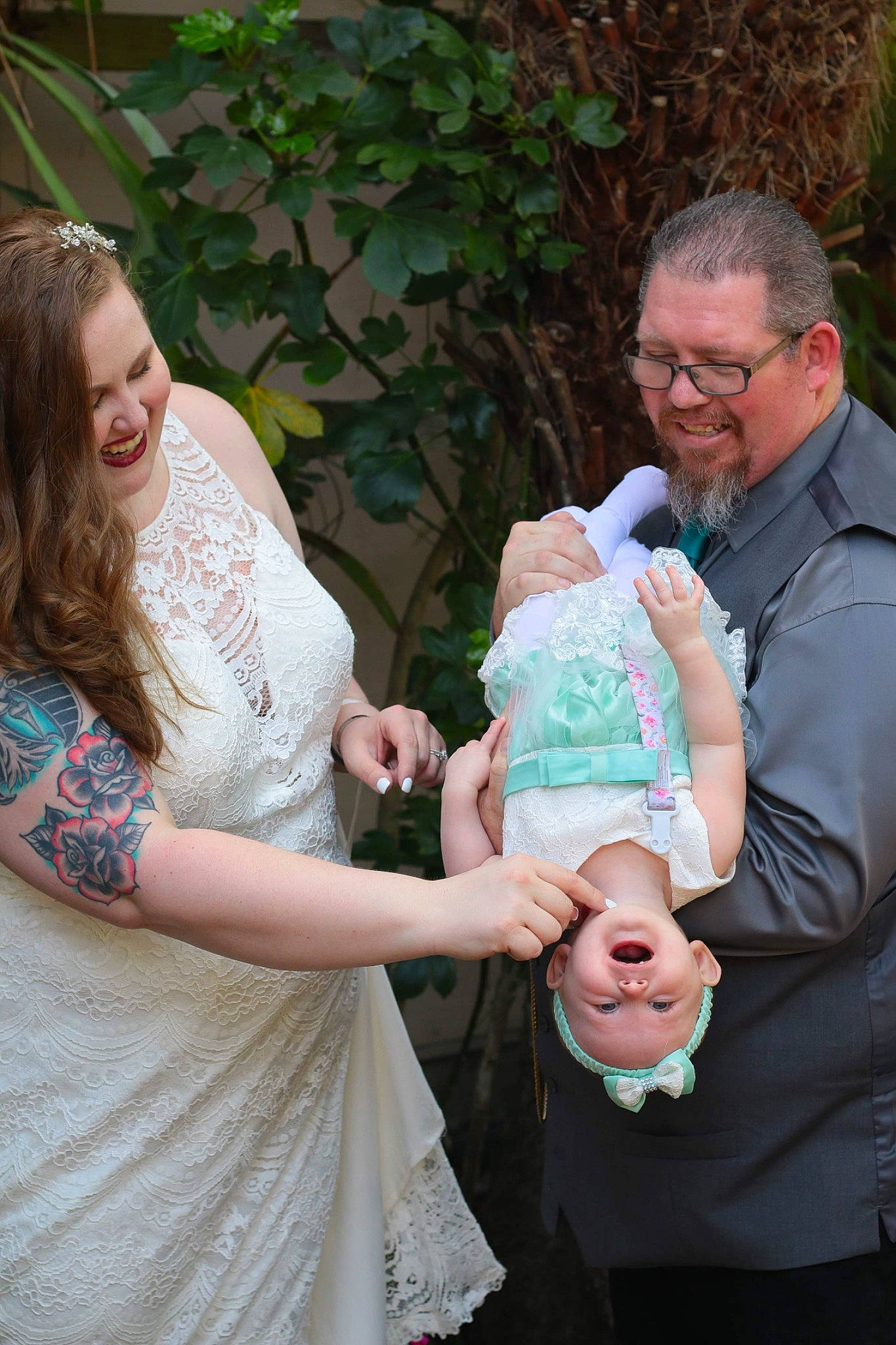 Charlotte joined the competition — help win amazing prizes! arm, baby, bridal_clothing, child, event, face, formal_wear, fun, gesture, grass, hand, happy, head, jewellery, person, pink, smile, summer, textile, toddler