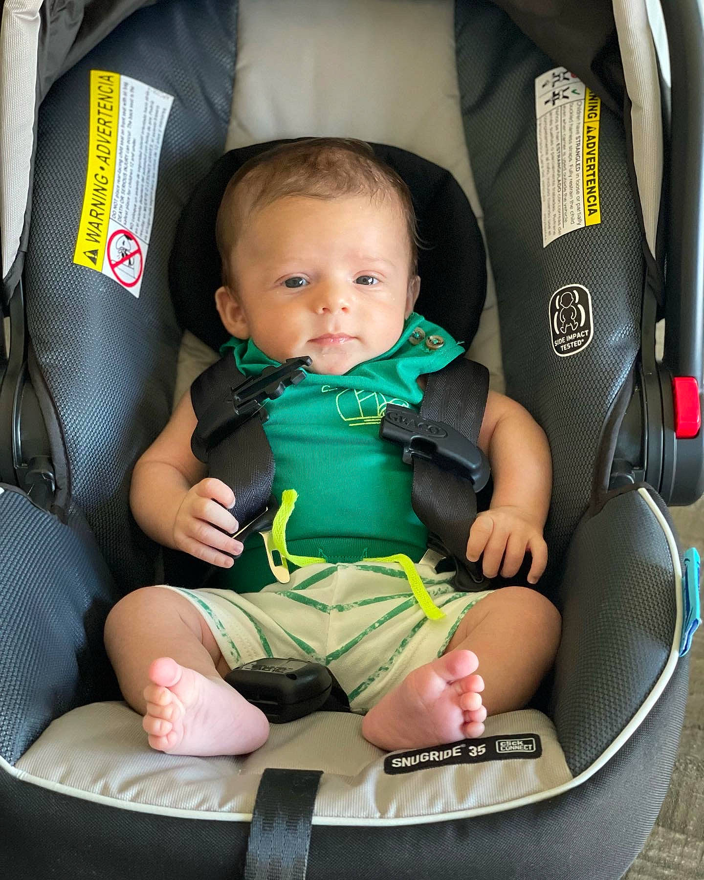 Vinny joined the competition — help win amazing prizes! auto_part, baby, baby_carriage, baby_in_car_seat, baby_products, baby_toddler_clothing, car_seat, car_seat_cover, chair, cheek, child, comfort, family_car, head_restraint, lap, person, seat_belt, sitting, thigh, toddler