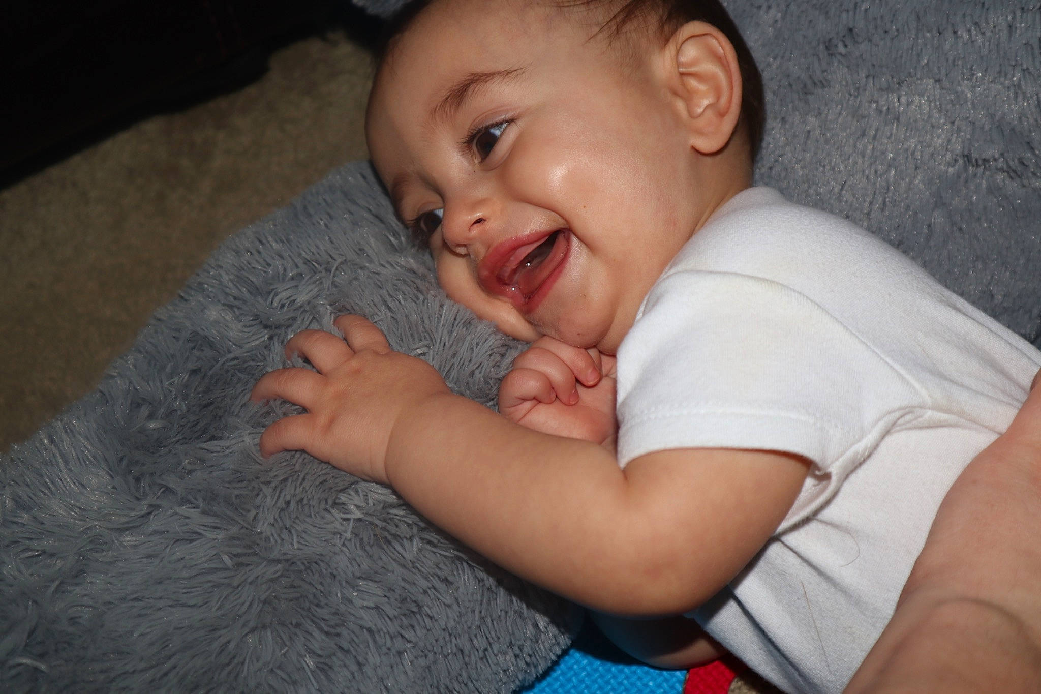 Nico joined the competition — help win amazing prizes! baby, cheek, child, chin, ear, eye, forehead, fun, hand, lip, mouth, nose, person, skin, sleep, smile, toddler