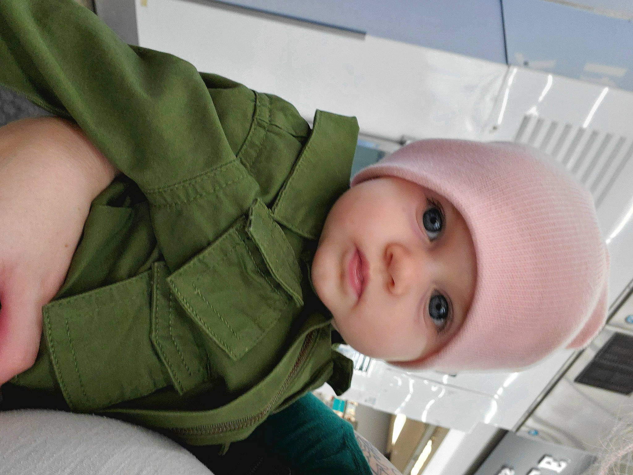 Alice joined the competition — help win amazing prizes! baby, cheek, child, eye, headwear, person, skin, toddler