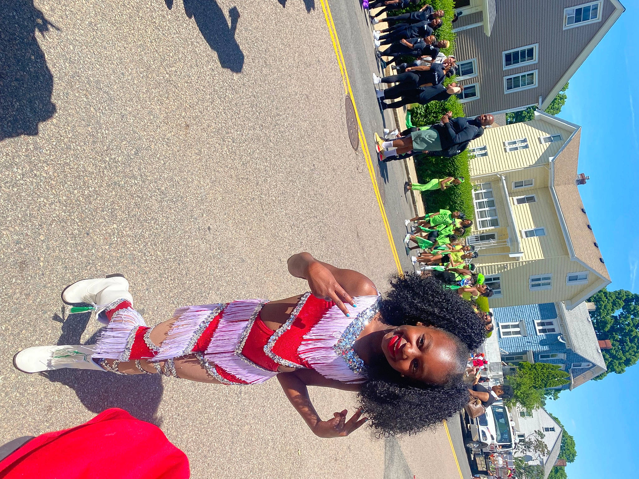 Ariya joined the competition — help win amazing prizes! blue, building, city, eyewear, fun, happy, joy, landscape, leisure, person, plant, recreation, sky, snapshot, sunglasses, toddler, tourism, travel, tree, urban_design