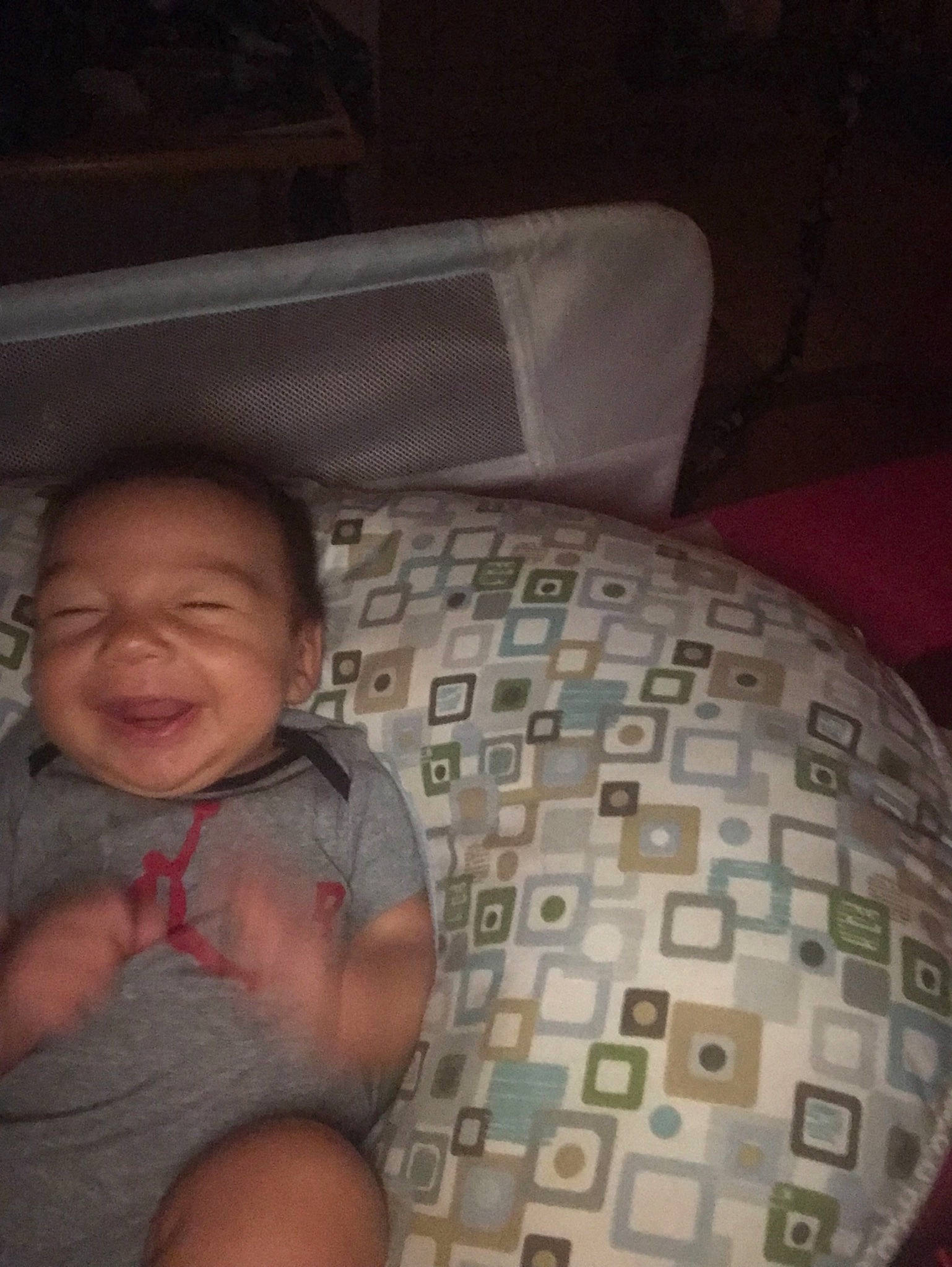 Deandre is registered to the contest to win money with this photo: baby, child, person, smile, toddler, world