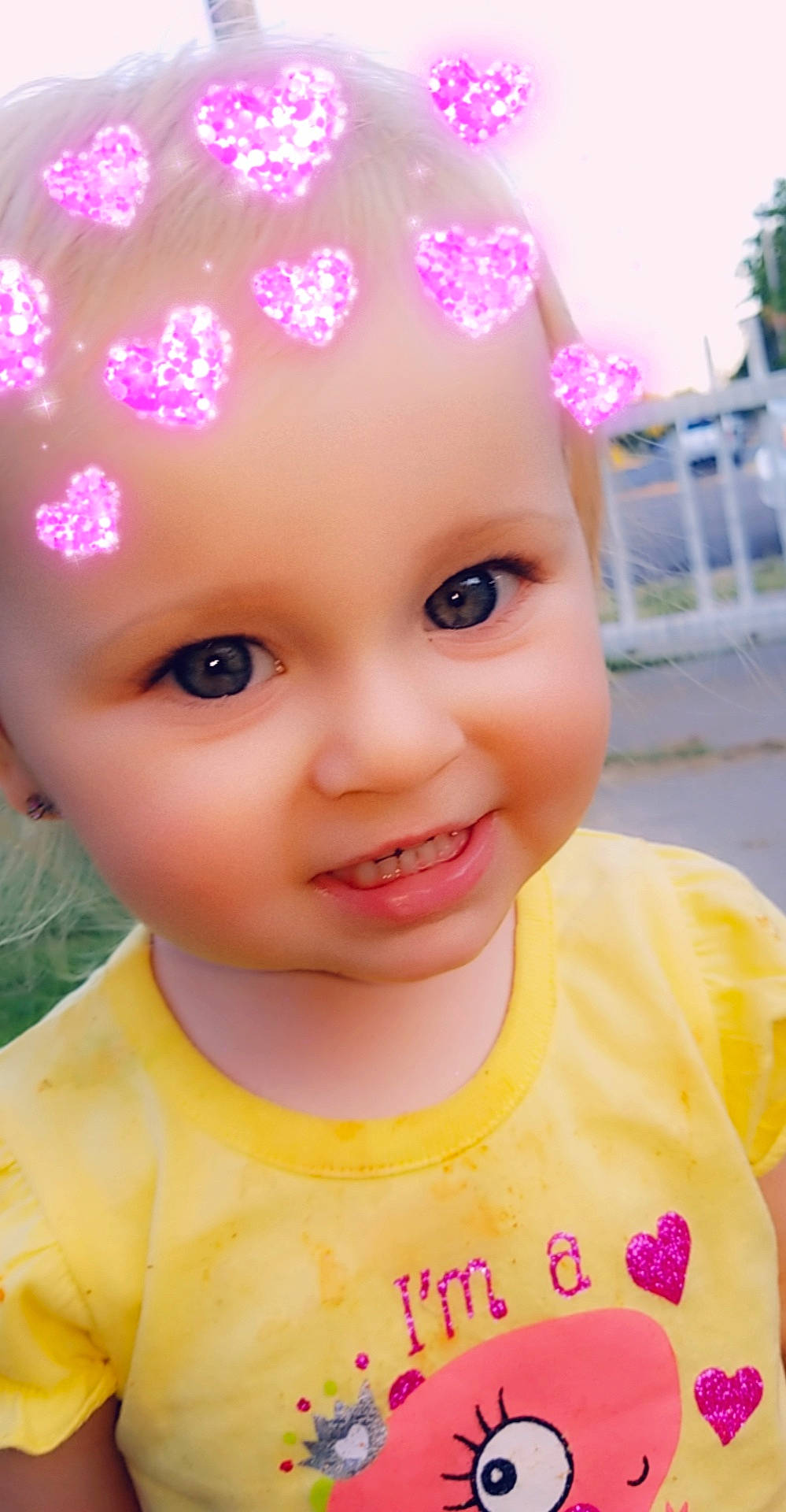 Kenzley joined the competition — help win amazing prizes! baby, beauty, cheek, child, close_up, eye, eyebrow, eyelash, face, fashion_accessory, forehead, hair_accessory, head, headgear, joy, lip, nose, person, pink, skin