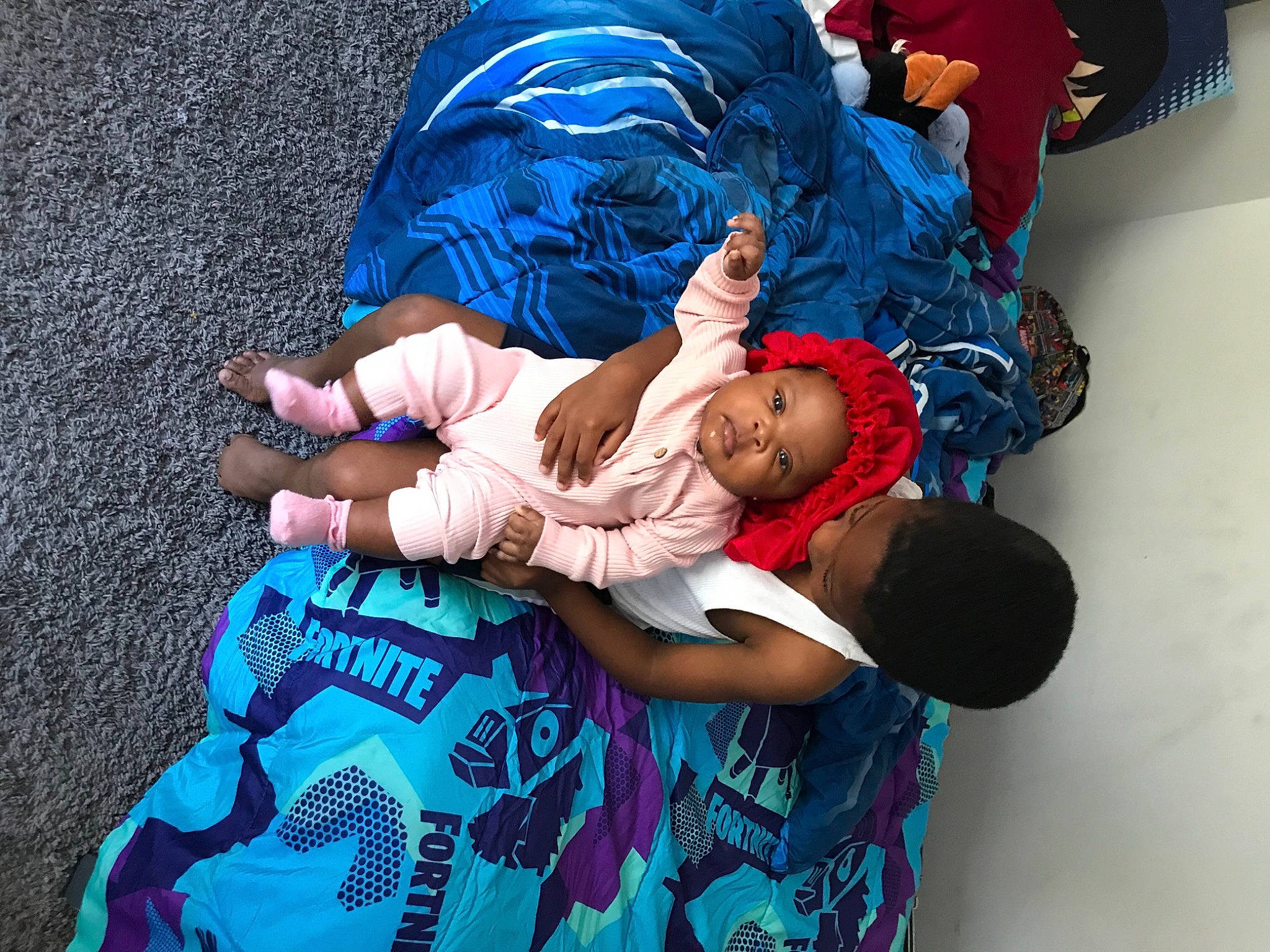 Reign is registered to the contest to win money with this photo: azure, baby, baby_products, baby_toddler_clothing, blue, child, comfort, dress, electric_blue, event, fashion_accessory, fun, happy, hat, leisure, person, play, purple, recreation, sitting