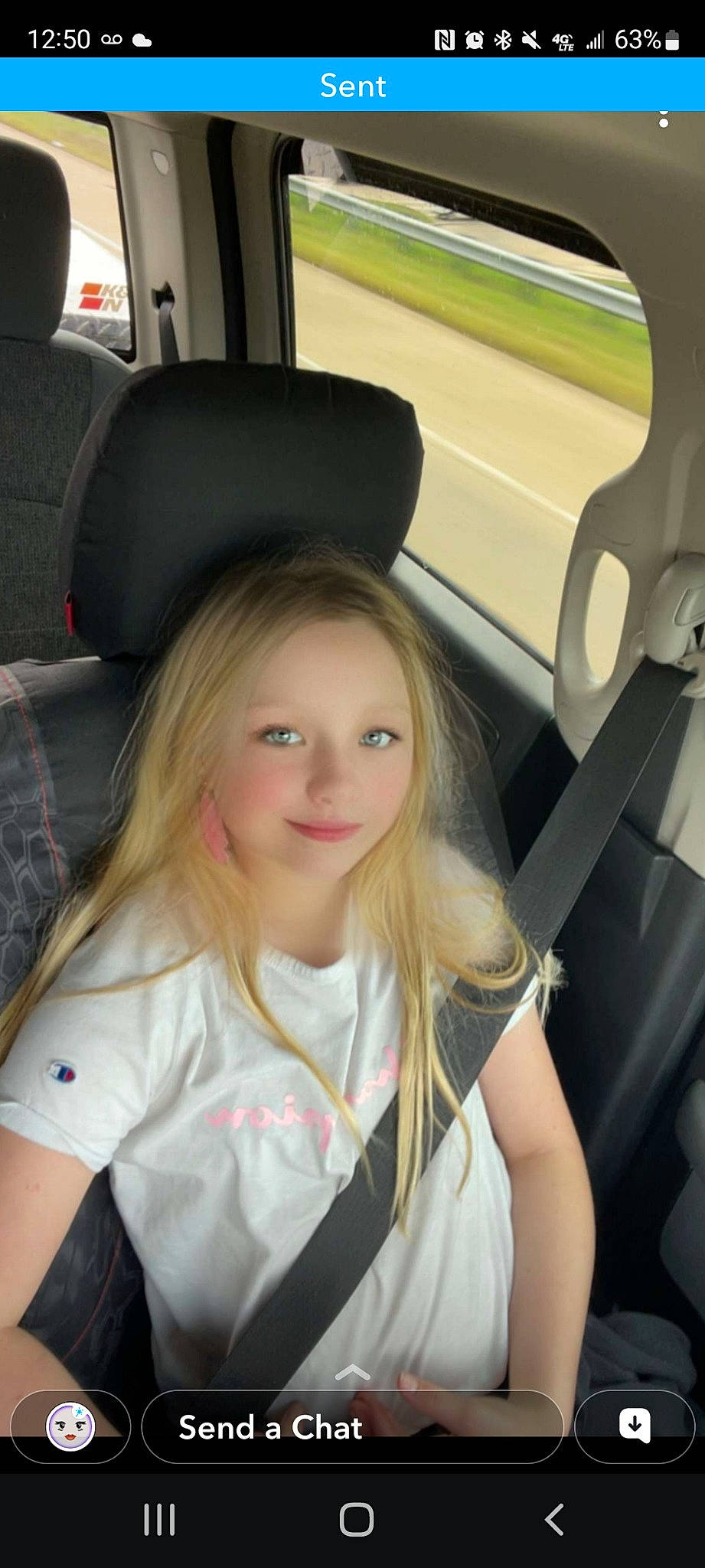 Kaylee is registered to the contest to win money with this photo: auto_part, automotive_design, automotive_exterior, beauty, blond, car, car_seat, car_seat_cover, comfort, fun, hairstyle, head_restraint, joy, mammal, motor_vehicle, person, personal_luxury_car, smile, steering_wheel, vehicle