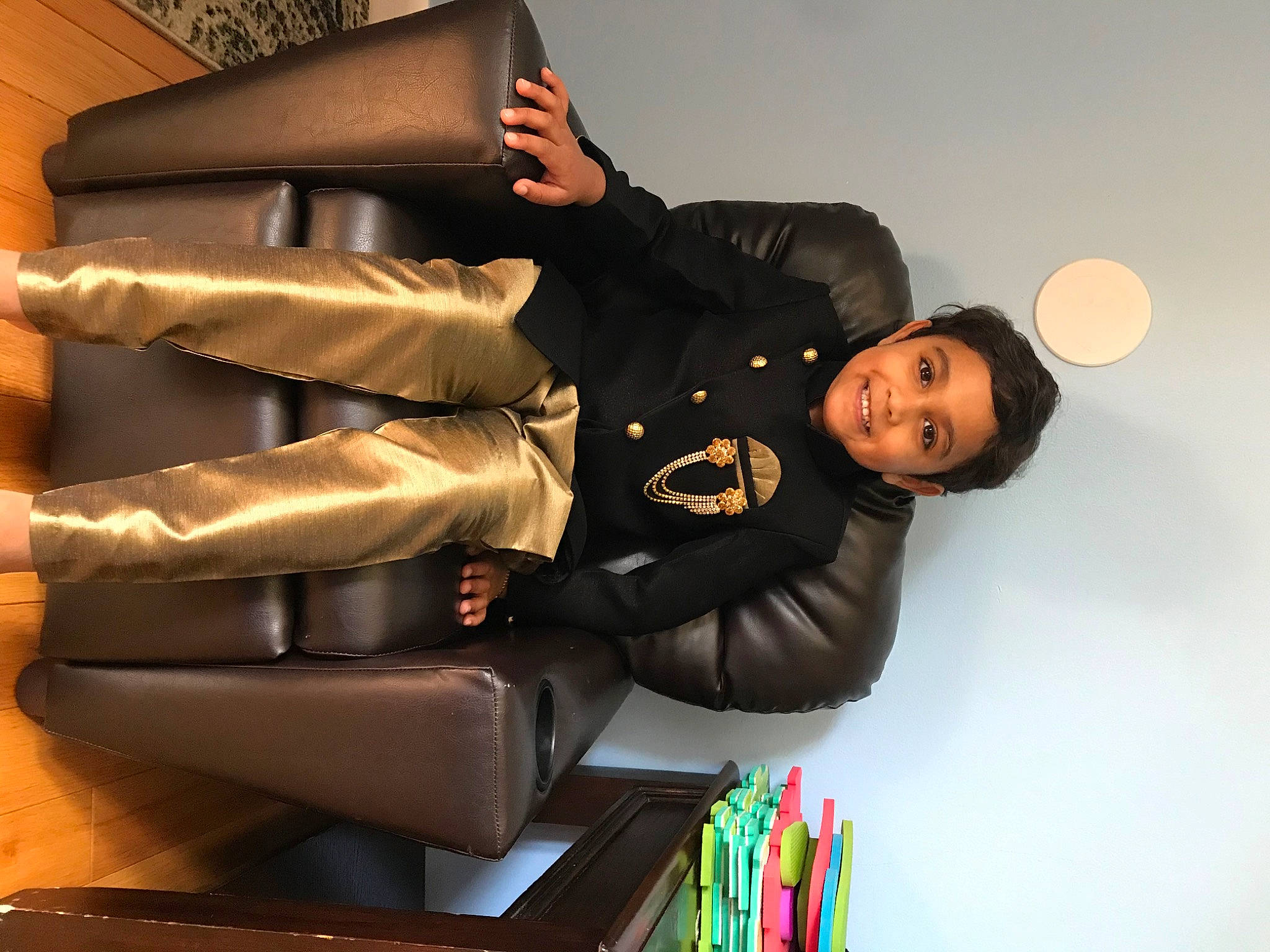 Ayaan is registered to the contest to win money with this photo: arm, jacket, joy, leather, person, sitting
