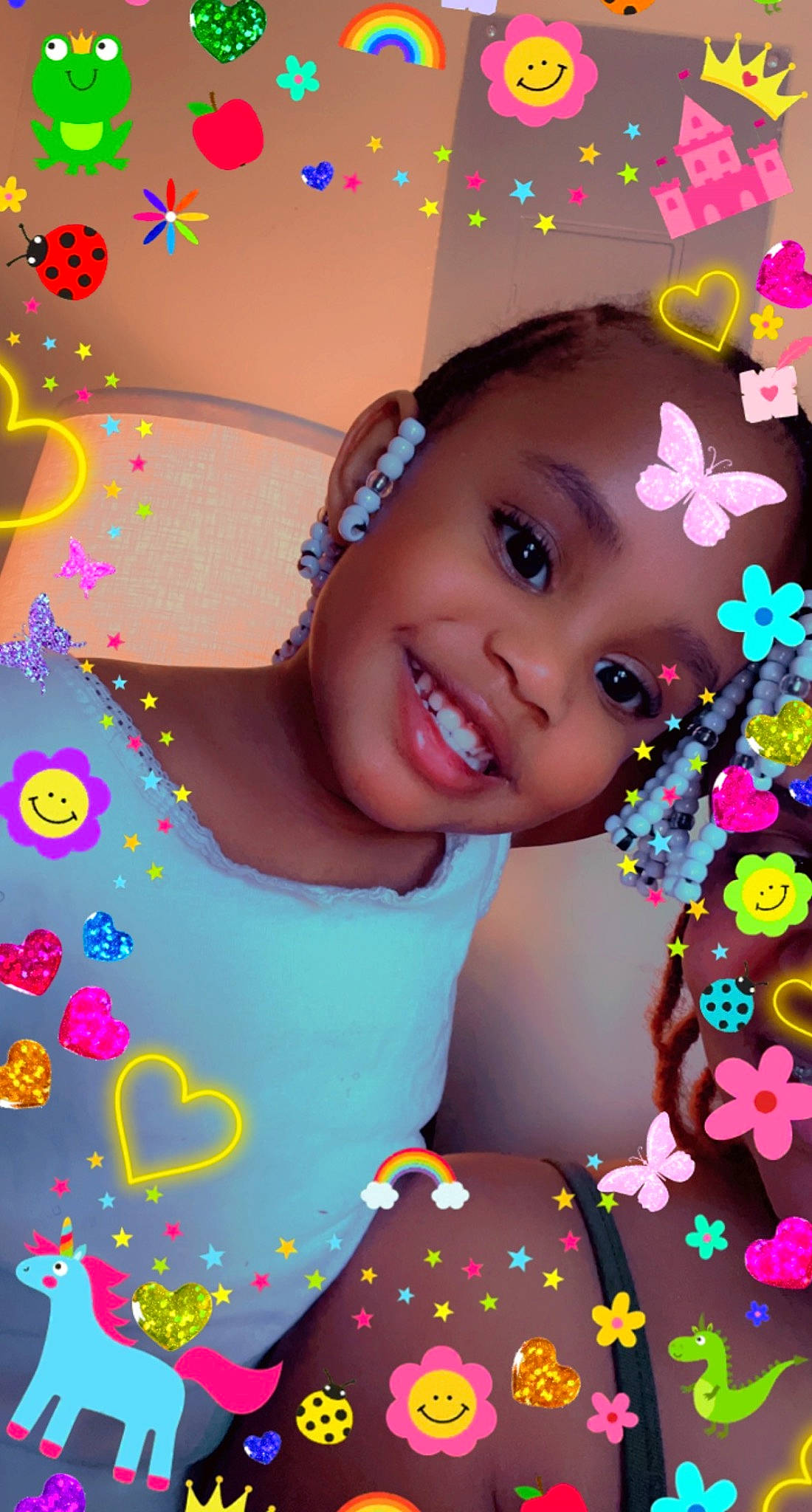 Iyana joined the competition — help win amazing prizes! baby_toddler_clothing, cheek, child, circle, event, facial_expression, fashion_accessory, fun, happy, joy, magenta, party, party_supply, pattern, people_in_nature, person, pink, play, portrait_photography, smile