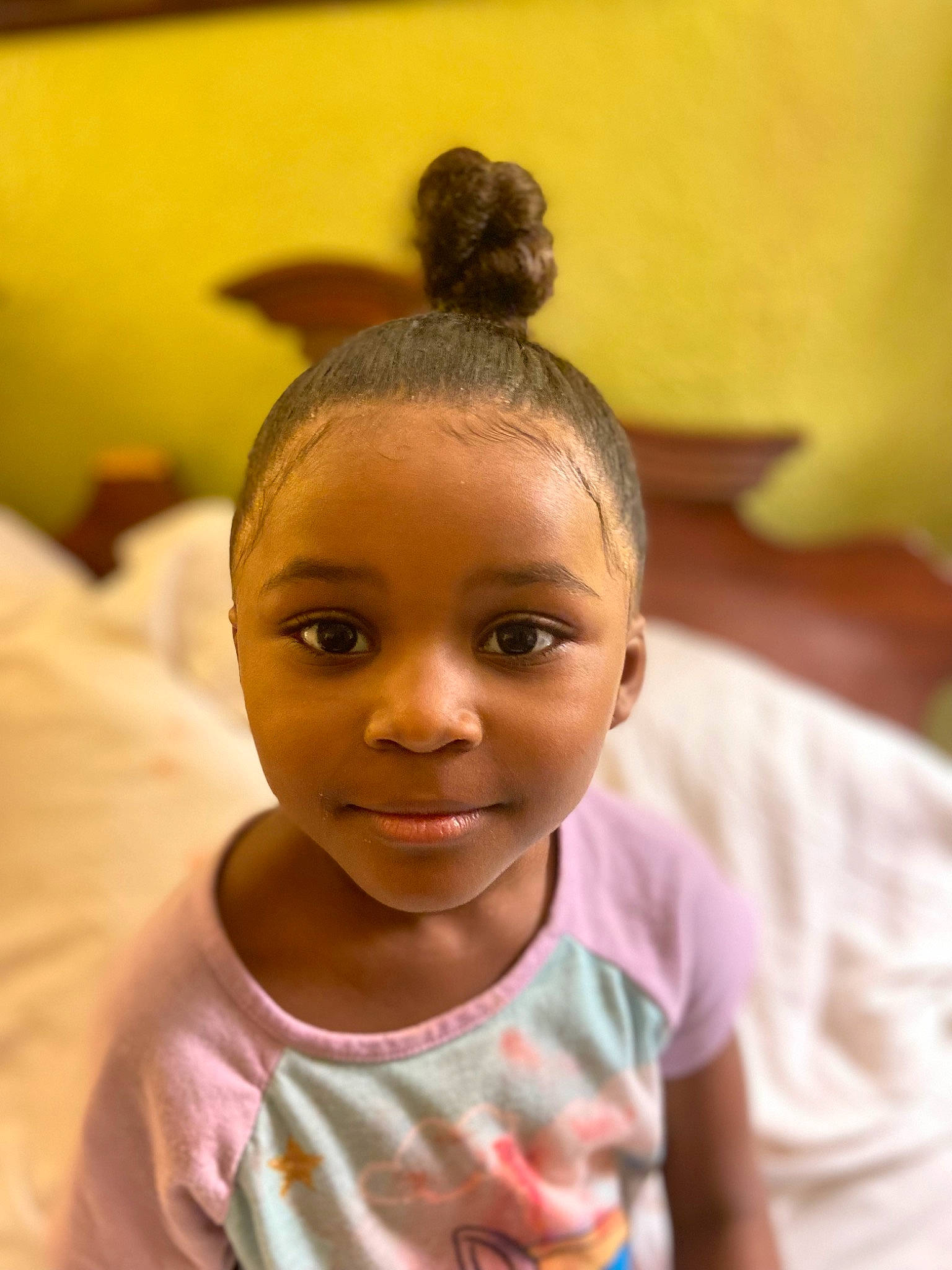 Lyrica is registered to the contest to win money with this photo: cheek, chin, cornrows, ear, eyebrow, eyelash, forehead, fun, gesture, hair, happy, head, headpiece, joy, lip, nose, person, room, skin, smile