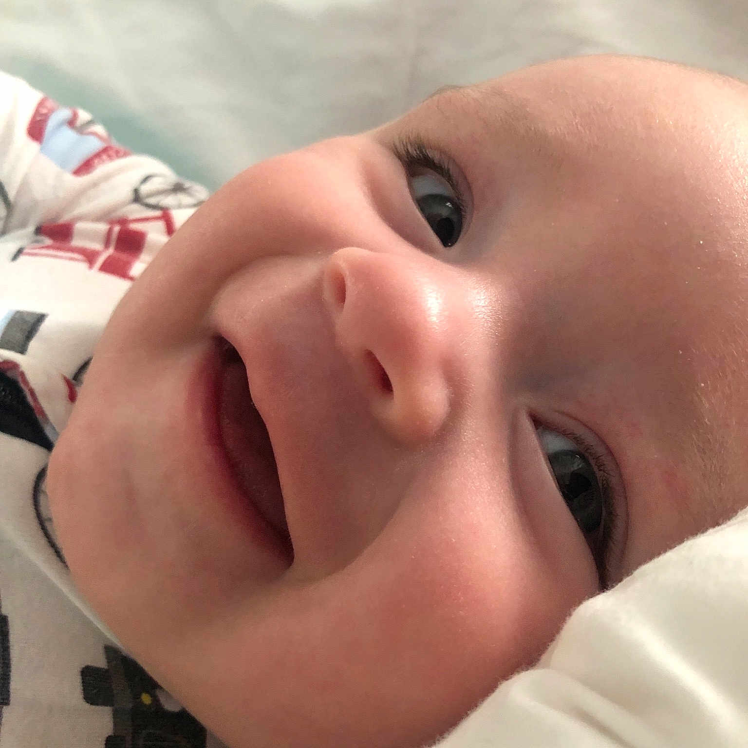 Cash joined the competition — help win amazing prizes! baby, cheek, child, chin, close_up, eye, face, facial_expression, head, lip, mouth, nose, person, skin, smile, toddler