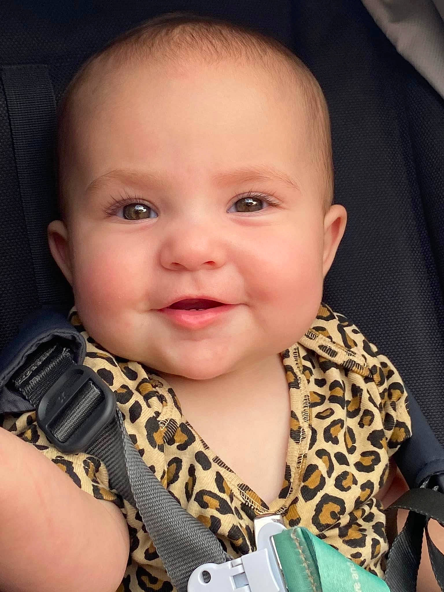 Gabriella joined the competition — help win amazing prizes! baby, baby_toddler_clothing, camera, cheek, chin, collar, eye, eyebrow, eyelash, face, finger, gesture, head, iris, joy, lip, nose, person, skin, sleeve