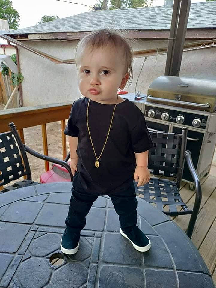 Nikkoliah joined the competition — help win amazing prizes! baby, child, flooring, fun, gas, grass, head, human_body, joint, leg, leisure, person, plant, recreation, shoe, sneakers, standing, t_shirt, toddler, tree