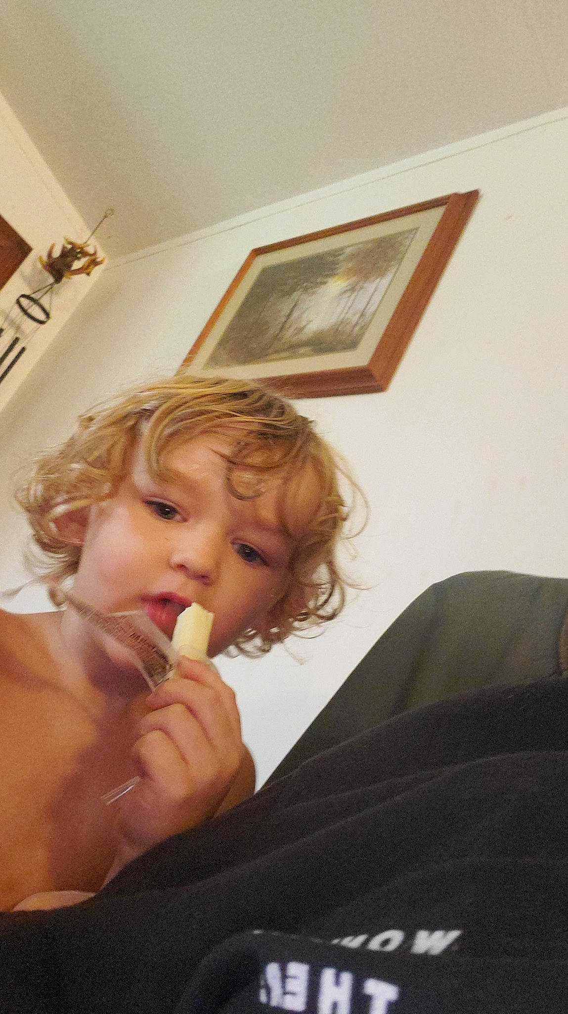 Dylan is registered to the contest to win money with this photo: art, cheek, child, comfort, event, eyebrow, eyelash, fun, gesture, hair_coloring, illustration, long_hair, person, picture_frame, room, sitting, tie, toddler, visual_arts