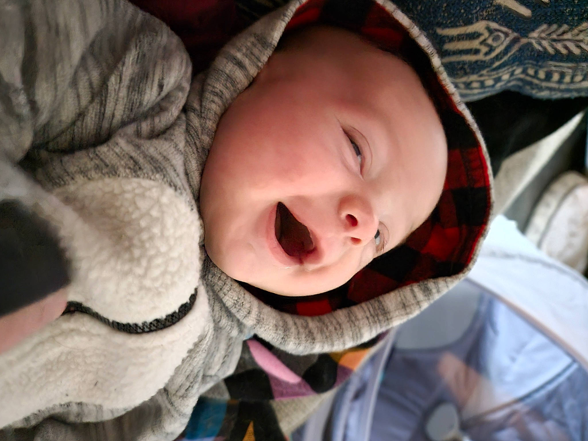 Dominick is registered to the contest to win money with this photo: baby, baby_toddler_clothing, cheek, chin, comfort, cool, eye, eyebrow, face, happy, head, iris, lip, mouth, nose, person, skin, sleeve, smile, textile