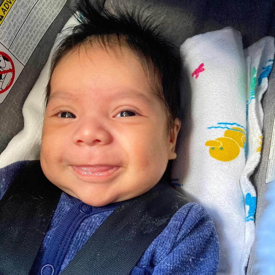 Matteo is registered to the contest to win money with this photo: accessories, baby, belt, clothing, coat, crib, cushion, face, furniture, happy, head, homedecor, jacket, laughing, pants, person, photography, portrait, selfie, smile