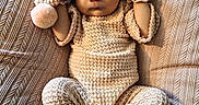 Murphy-Dean joined the competition — help win amazing prizes! newborn, baby, sleeping, portrait, knitted_clothing, winter_hat, mittens, pom_pom, blanket, bedding, cozy, peaceful, infant, closed_eyes, indoor, soft_lighting, textile, brown_tones, lying_down, cute