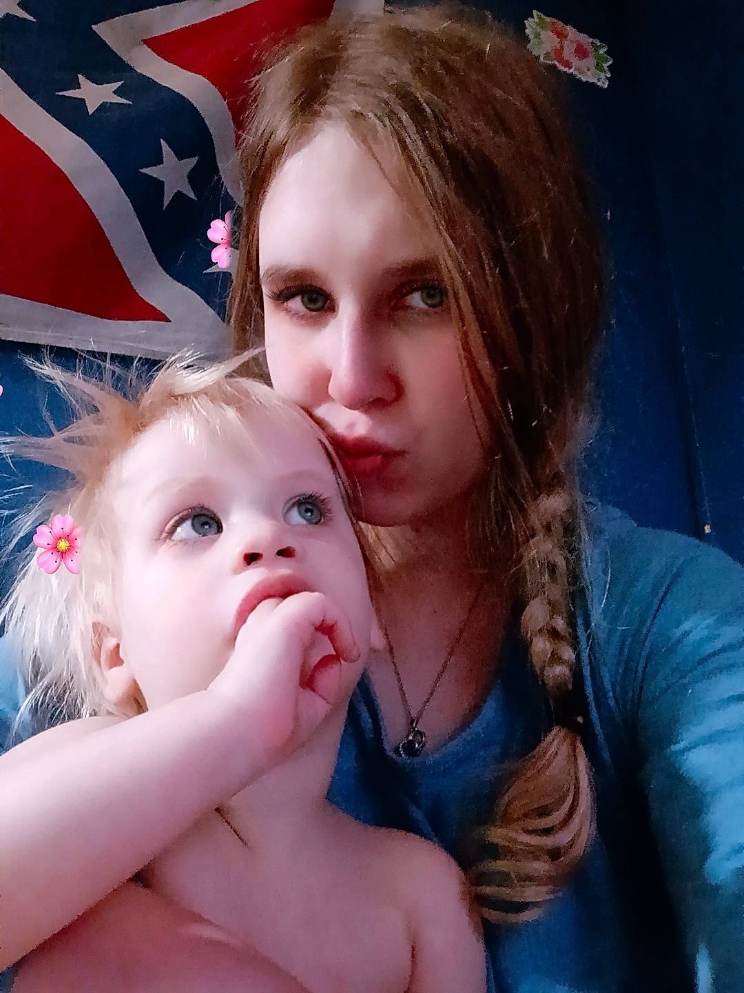 April joined the competition — help win amazing prizes! baby, brown_hair, cheek, chest, child, chin, event, eyebrow, eyelash, flag, fun, gesture, happy, iris, lip, mouth, nose, person, skin, thumb
