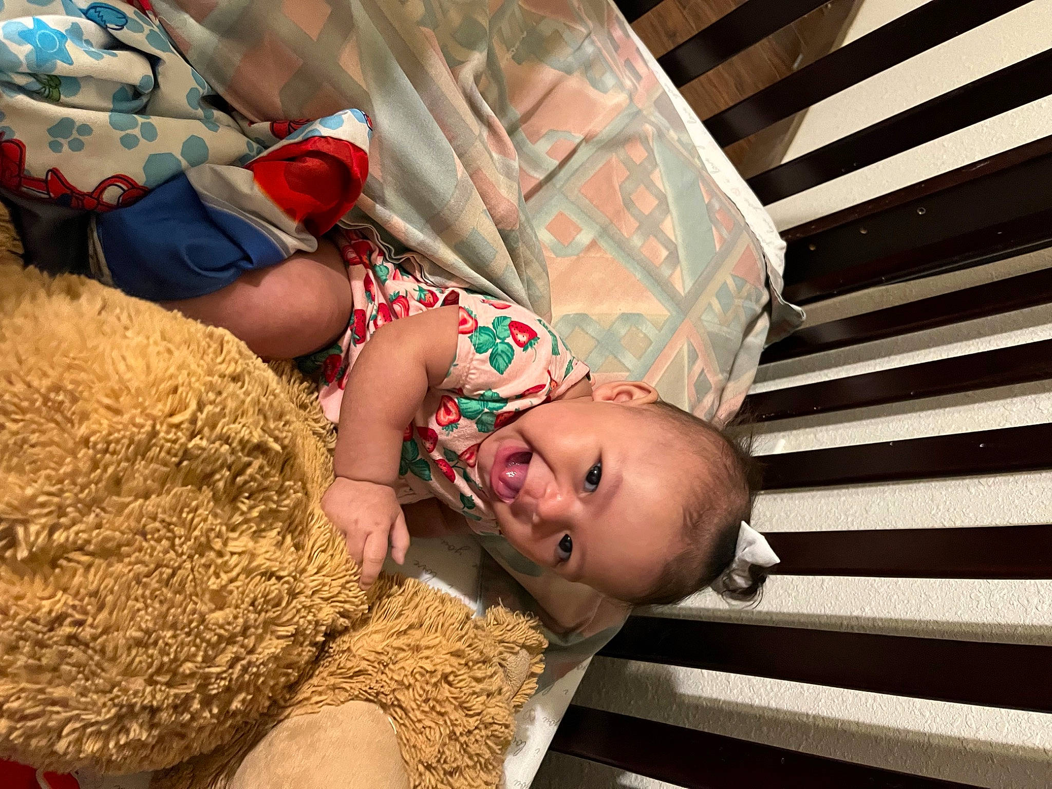 Brinlee is registered to the contest to win money with this photo: abdomen, baby, baby_toddler_clothing, child, comfort, eyewear, fashion_accessory, flash_photography, flooring, fun, fur, happy, pattern, person, portrait_photography, room, sitting, skin, sleep, toddler