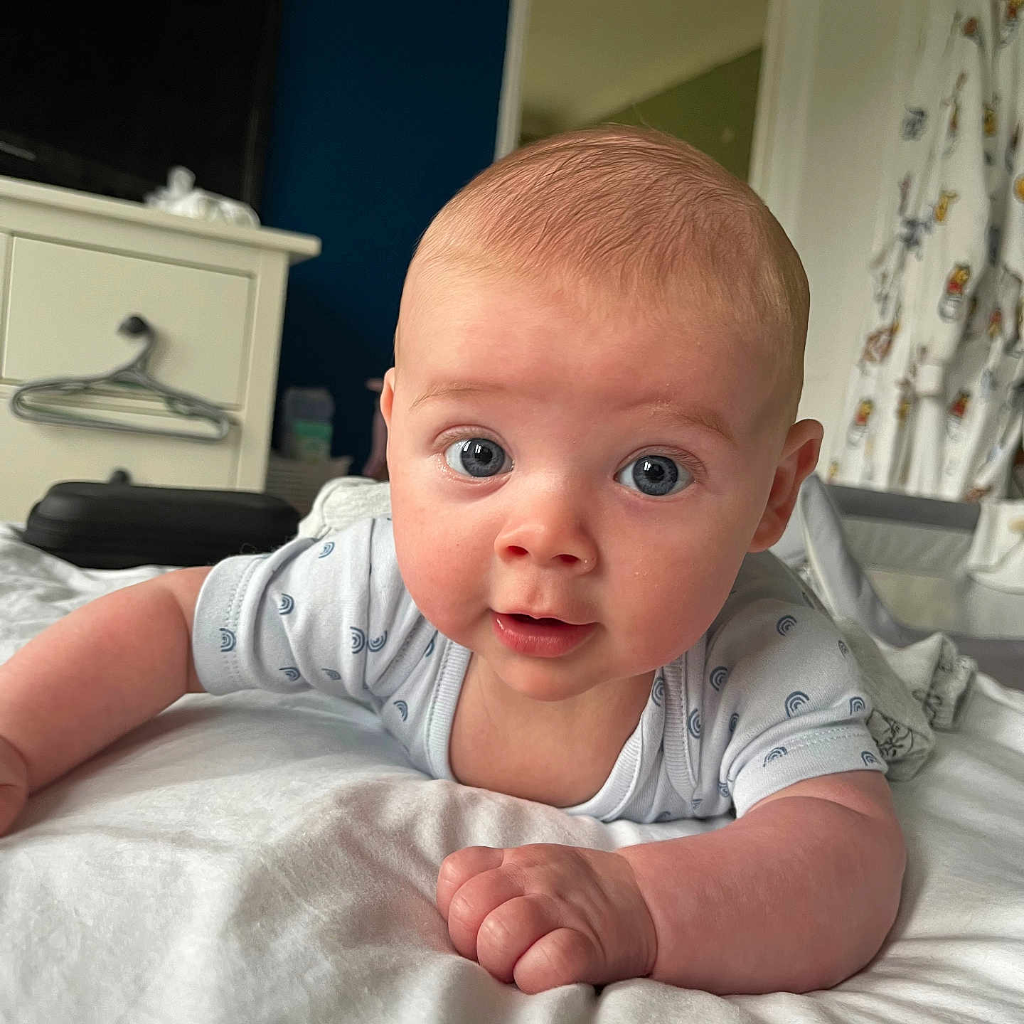 Jude joined the competition — help win amazing prizes! baby, bed, bedroom, bodypart, cabinet, couch, electronics, face, finger, furniture, hand, head, indoors, newborn, person, photography, portrait, room, screen, shelf