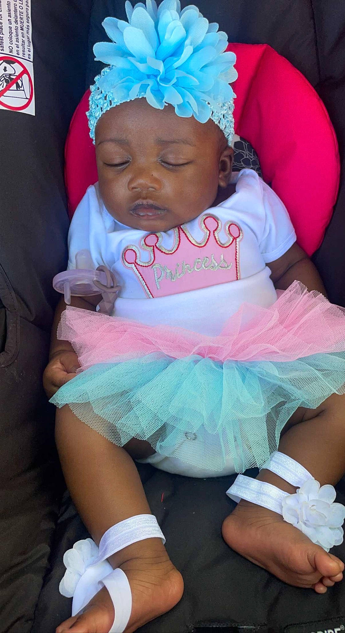 Harmony joined the competition — help win amazing prizes! arm, baby, baby_toddler_clothing, blue, cheek, comfort, eye, finger, green, happy, headwear, human_body, mouth, organ, person, pink, skin, sleeve, sock, thigh