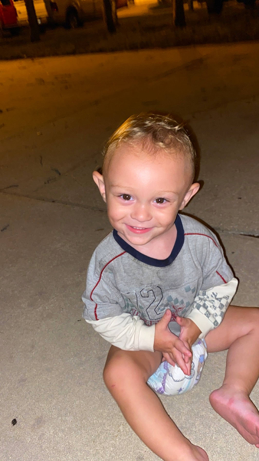 Ryland joined the competition — help win amazing prizes! arm, baby_toddler_clothing, cheek, eye, face, facial_expression, finger, flash_photography, grass, hairstyle, happy, head, iris, joint, joy, lip, mouth, nose, person, shoulder